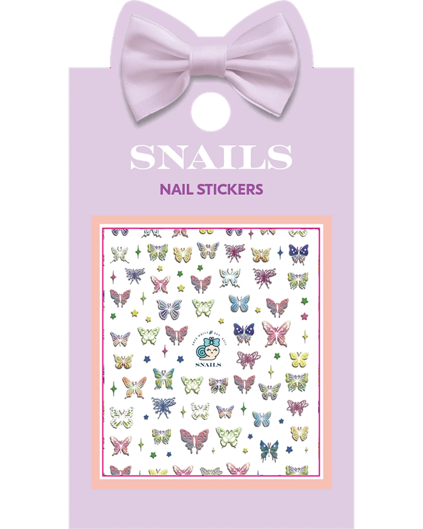 Nail Sticker Butterfly Garden