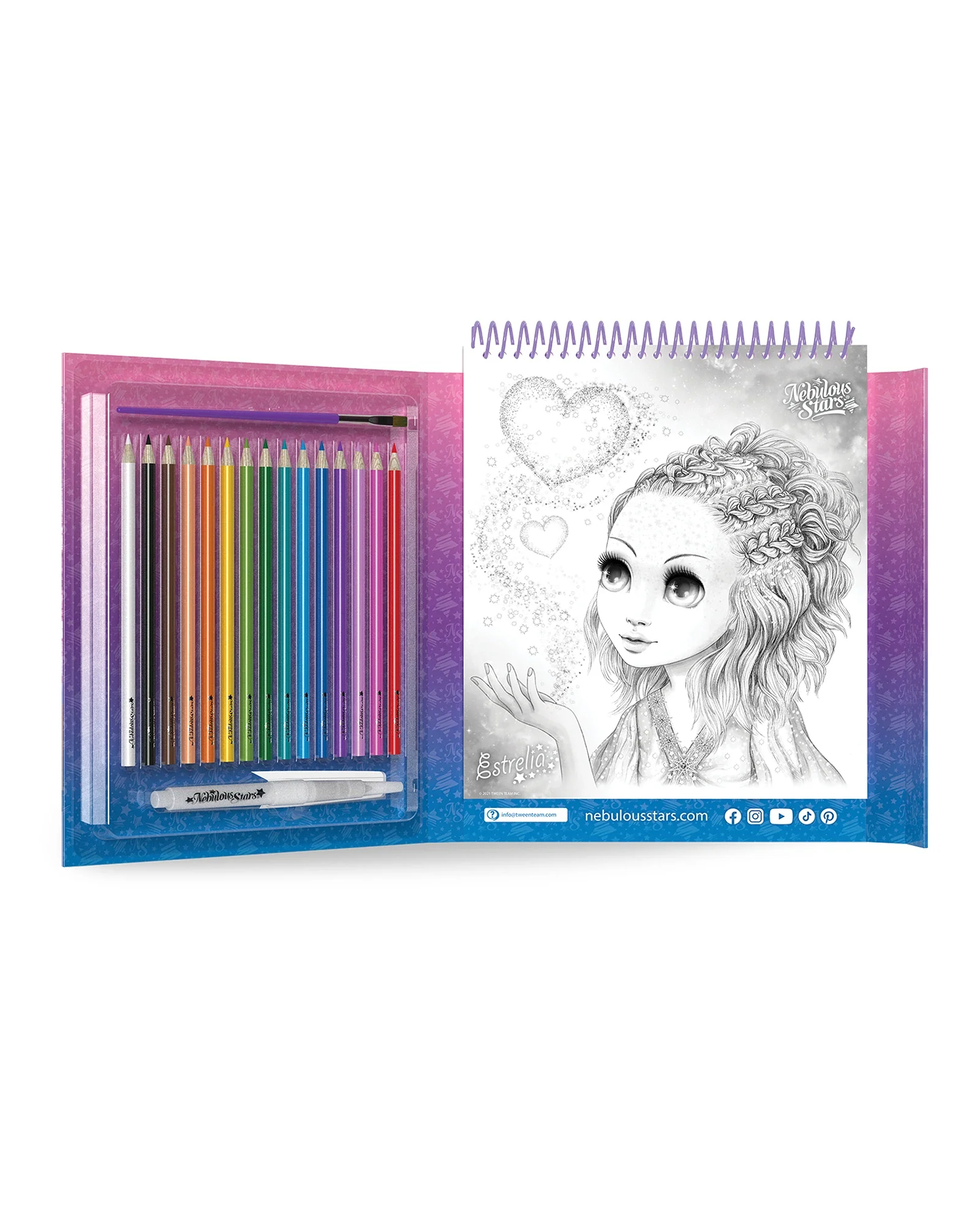 Nebulous Stars Watercoloring Book Set - Image 2