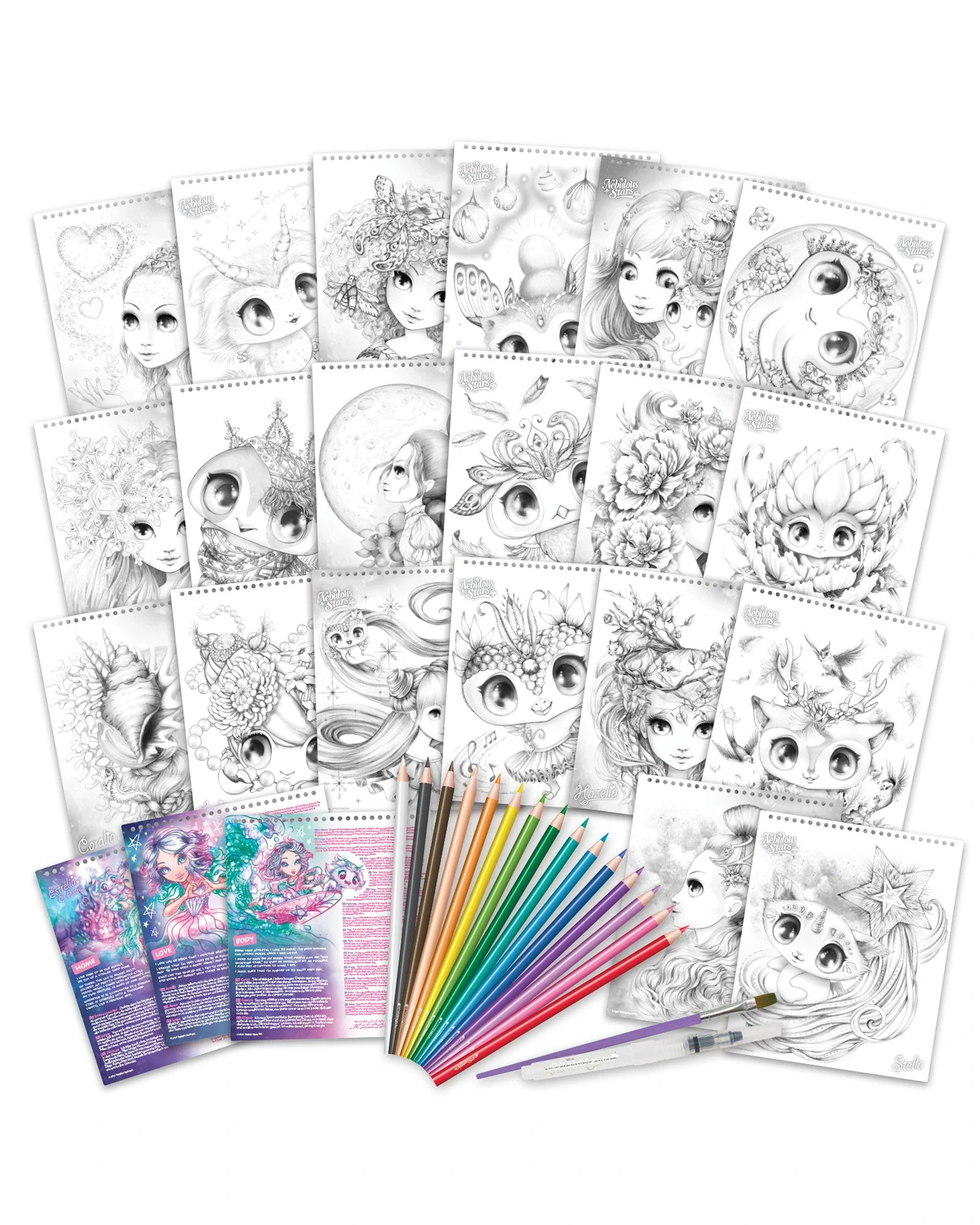 Nebulous Stars Watercoloring Book Set - Image 3