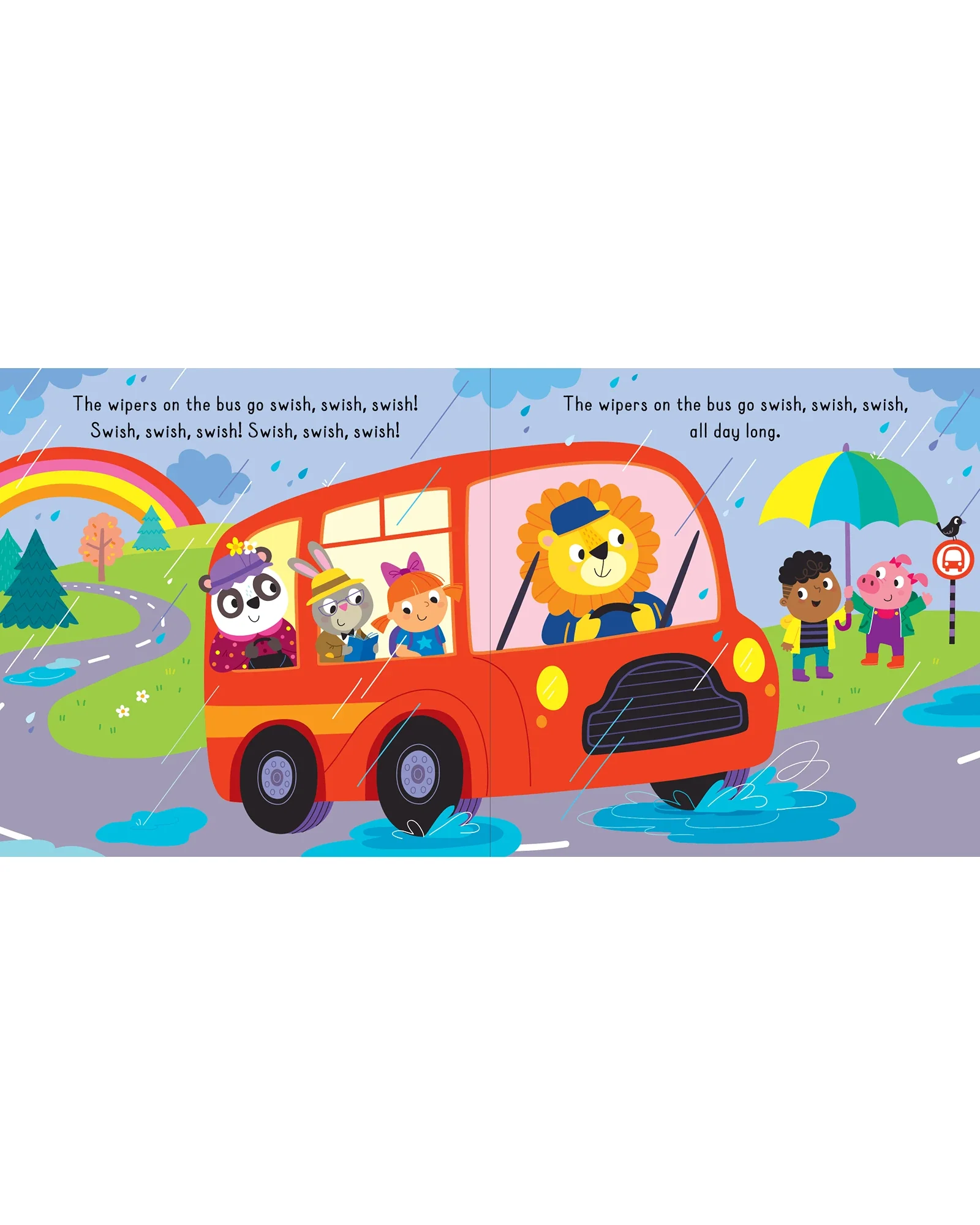 Noisy Rhymes Wheels On The Bus Book - Image 2