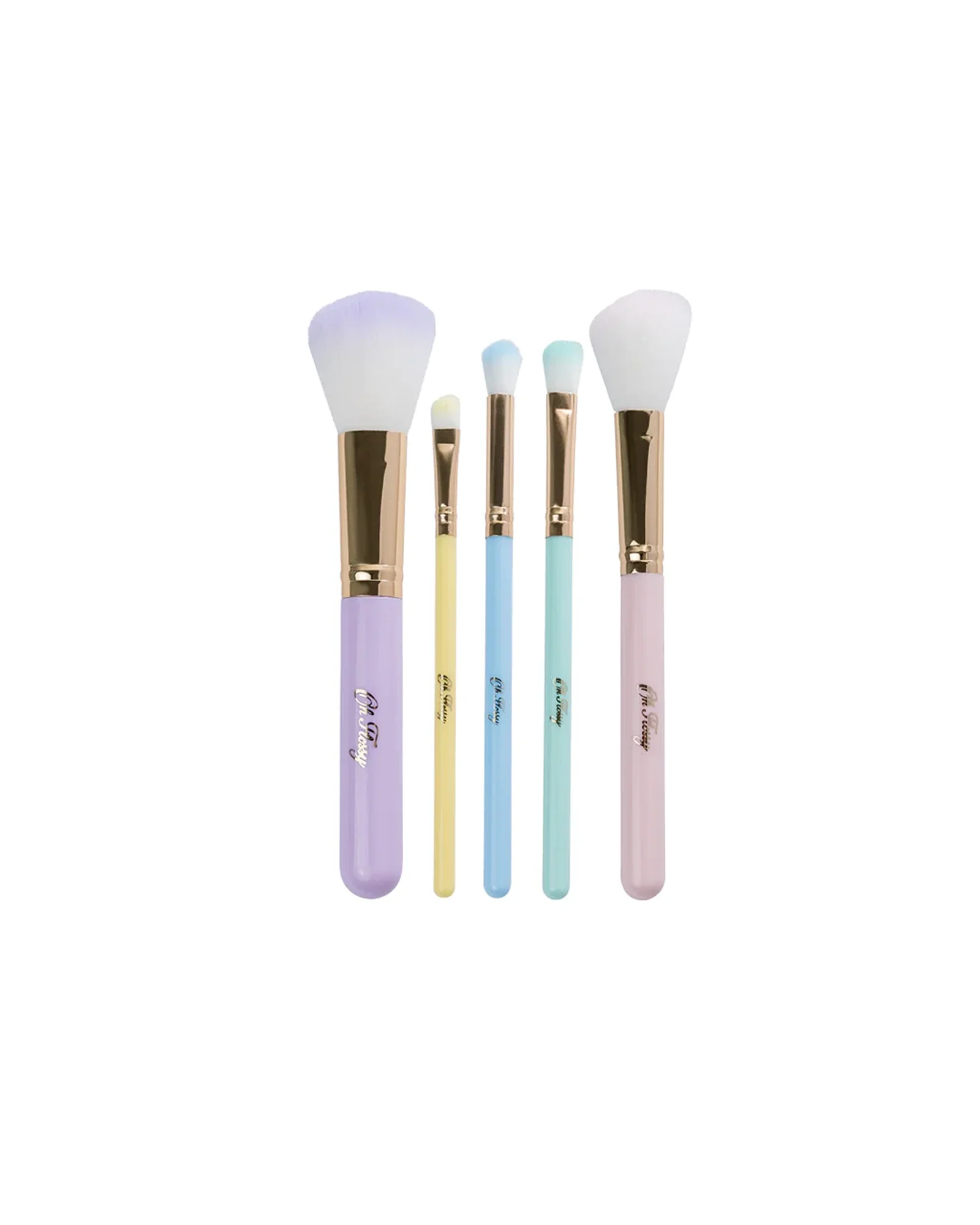 Oh Flossy 5 Piece Rainbow Brush Set - Image 3