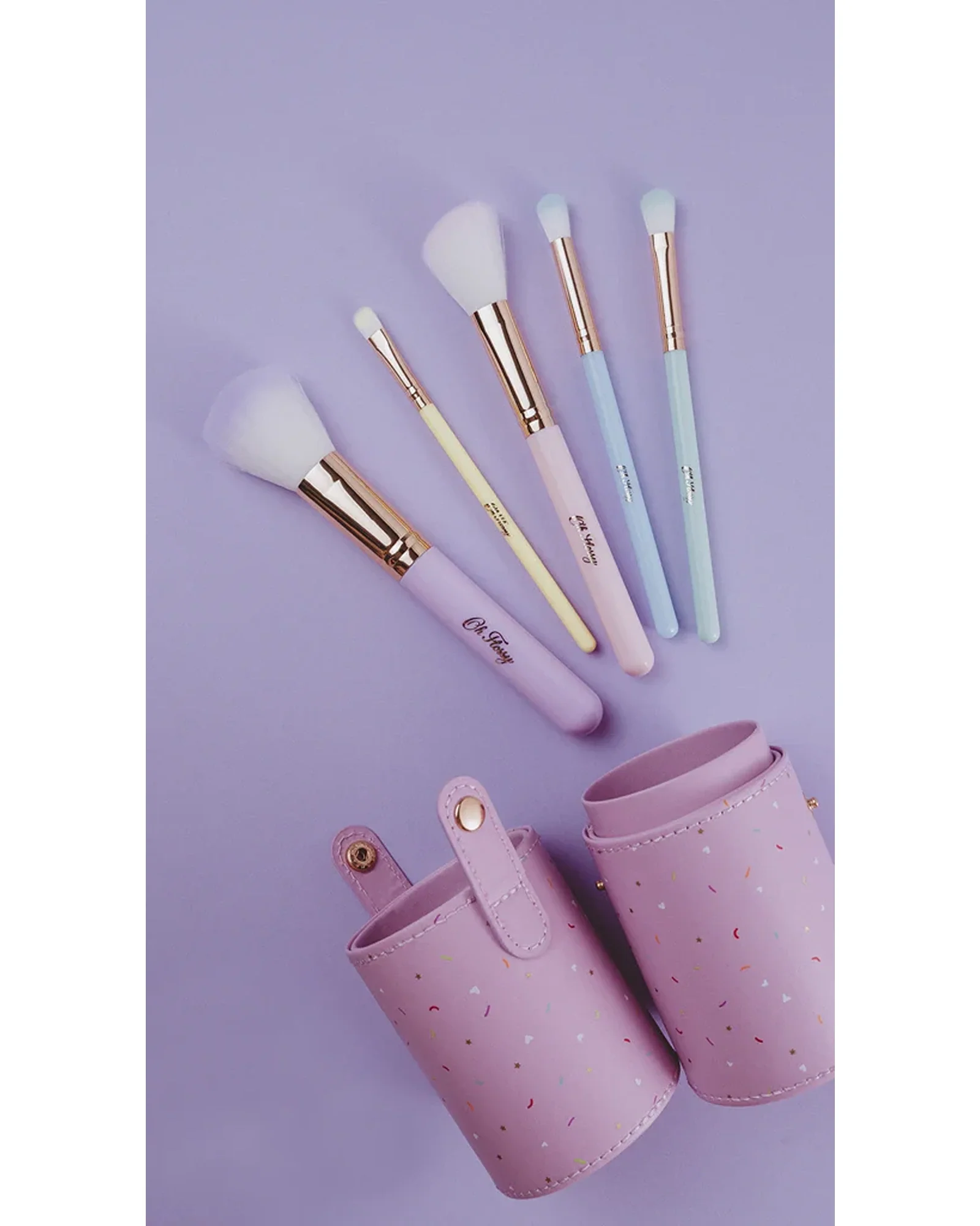Oh Flossy 5 Piece Rainbow Brush Set - Image 9