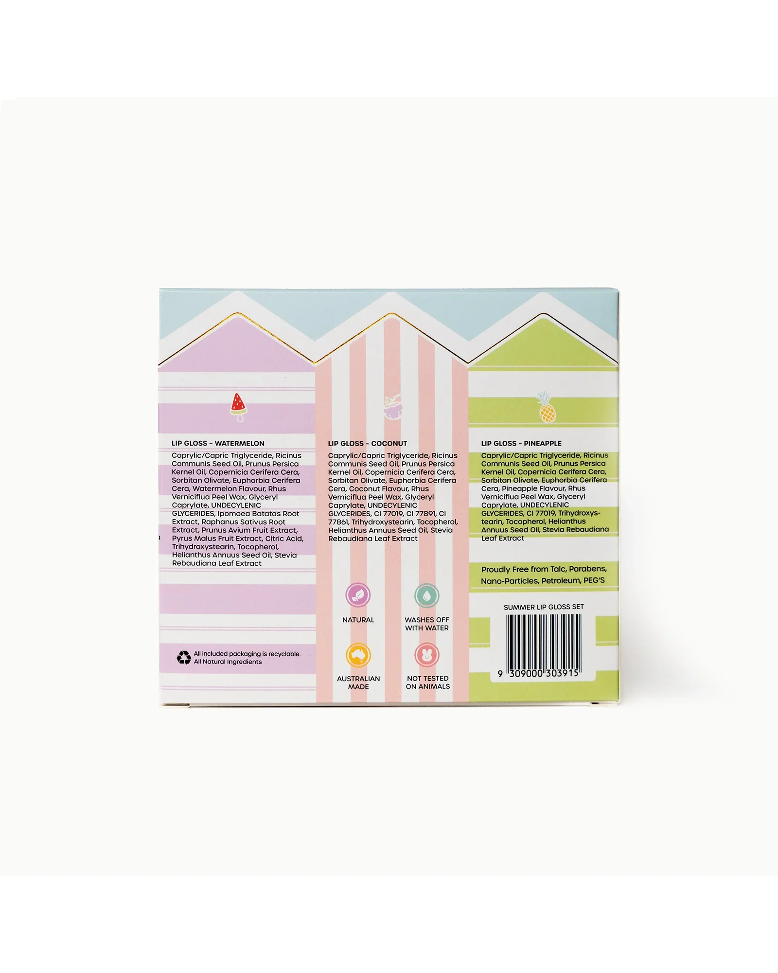 Oh Flossy Beach Club Natural Lip Gloss Set - Image 6