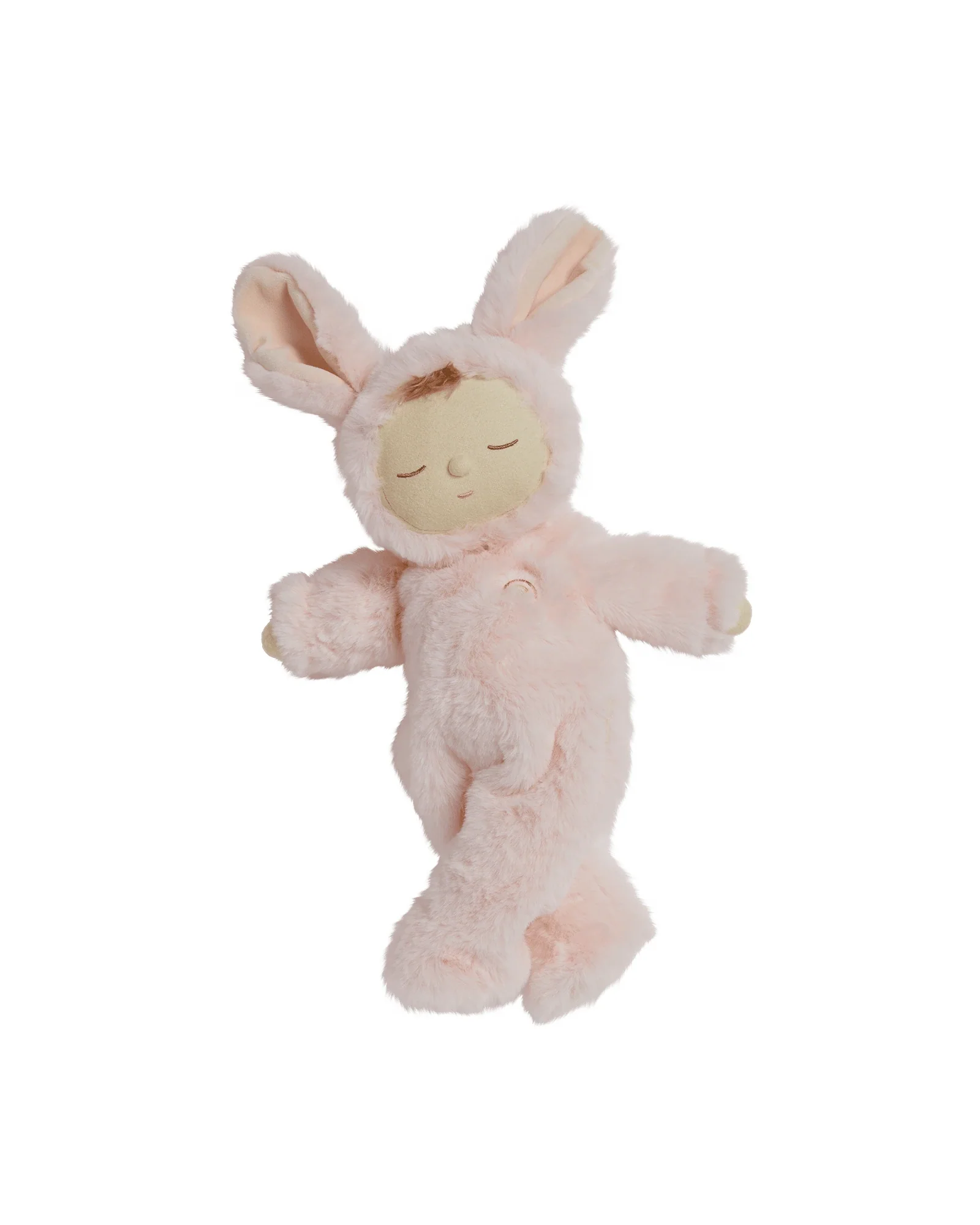 Olli Ella Lullaby Cozy Dinkum Bunny Moppet - Pink - Image 3