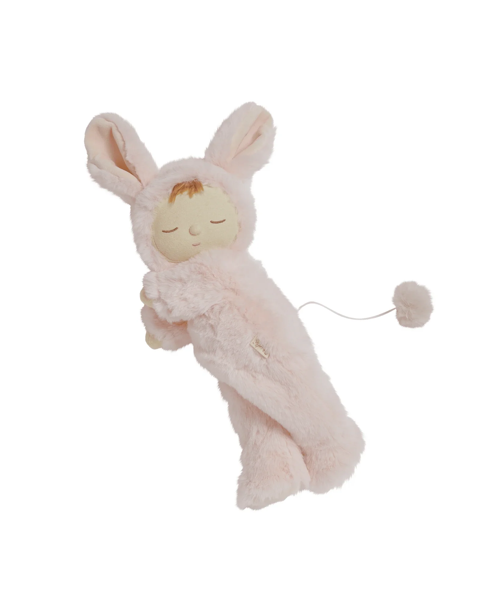 Olli Ella Lullaby Cozy Dinkum Bunny Moppet - Pink - Image 4