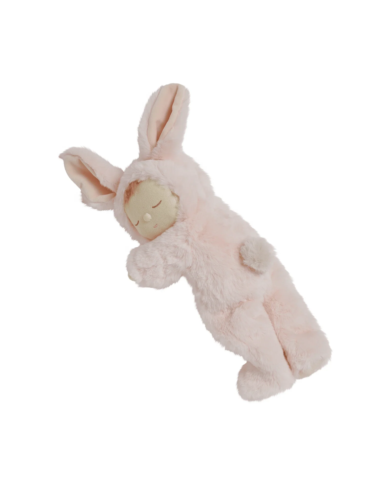 Olli Ella Lullaby Cozy Dinkum Bunny Moppet - Pink - Image 5
