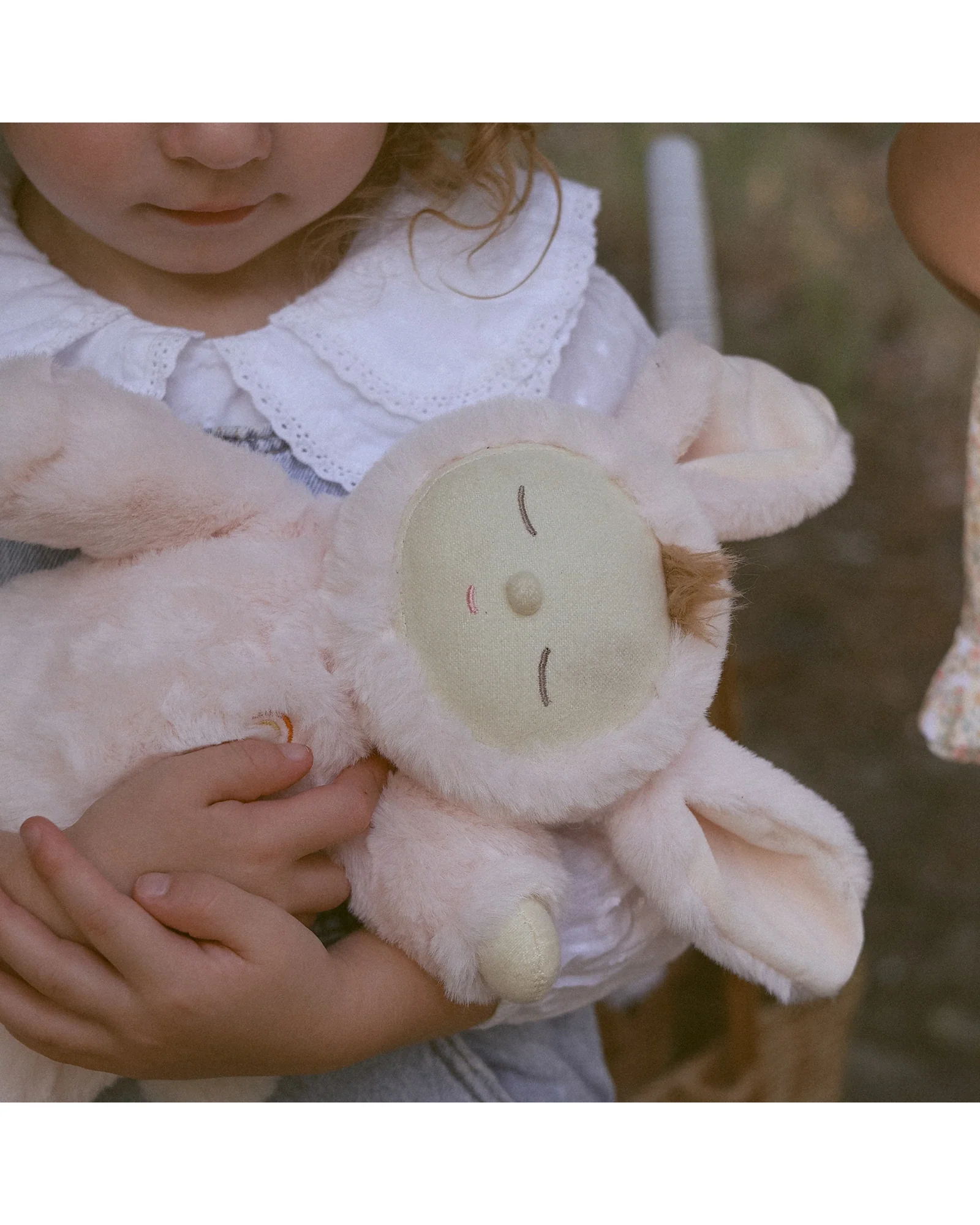 Olli Ella Lullaby Cozy Dinkum Bunny Moppet - Pink - Image 9