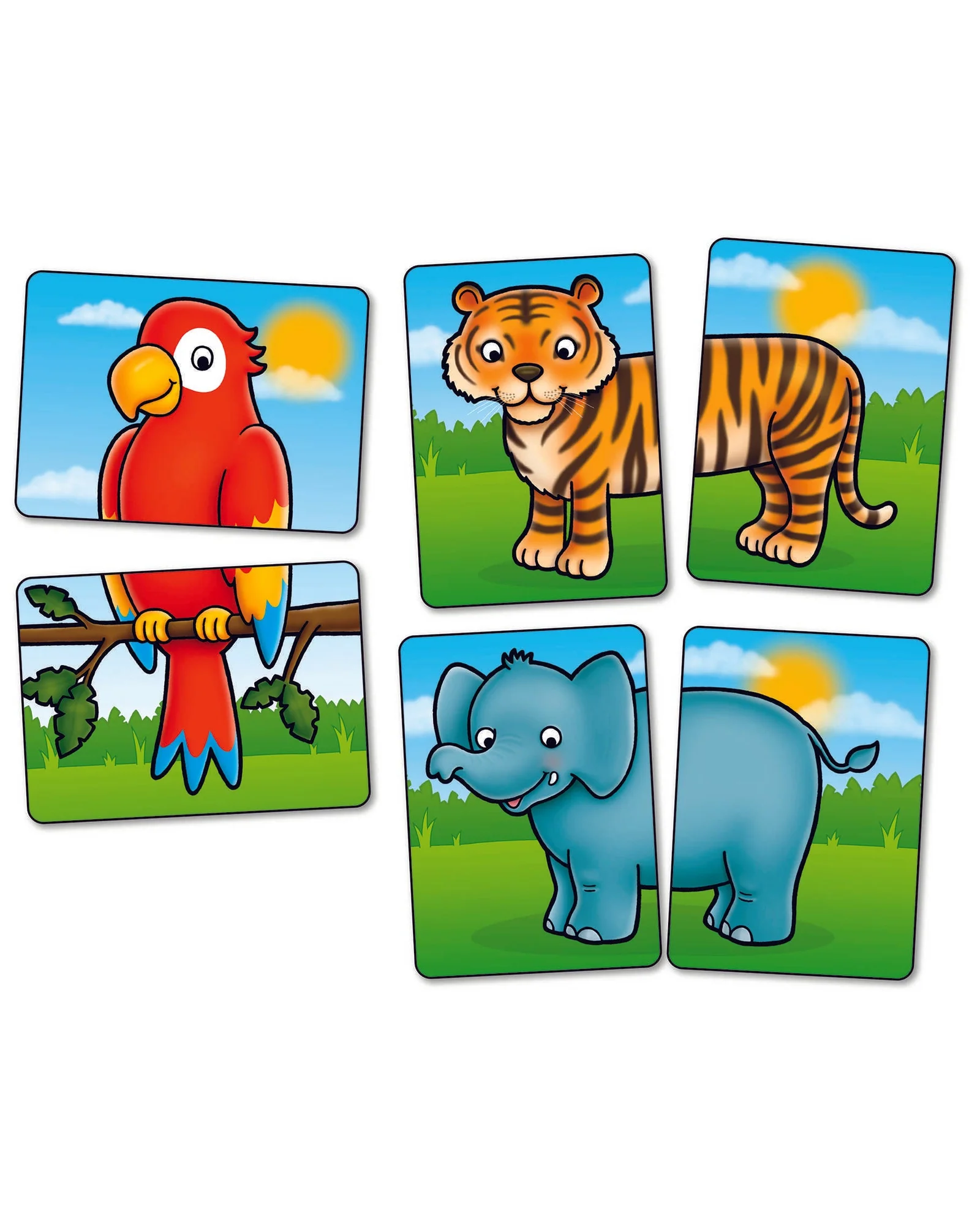 Orchard Toys Jungle Heads Tails - Image 2