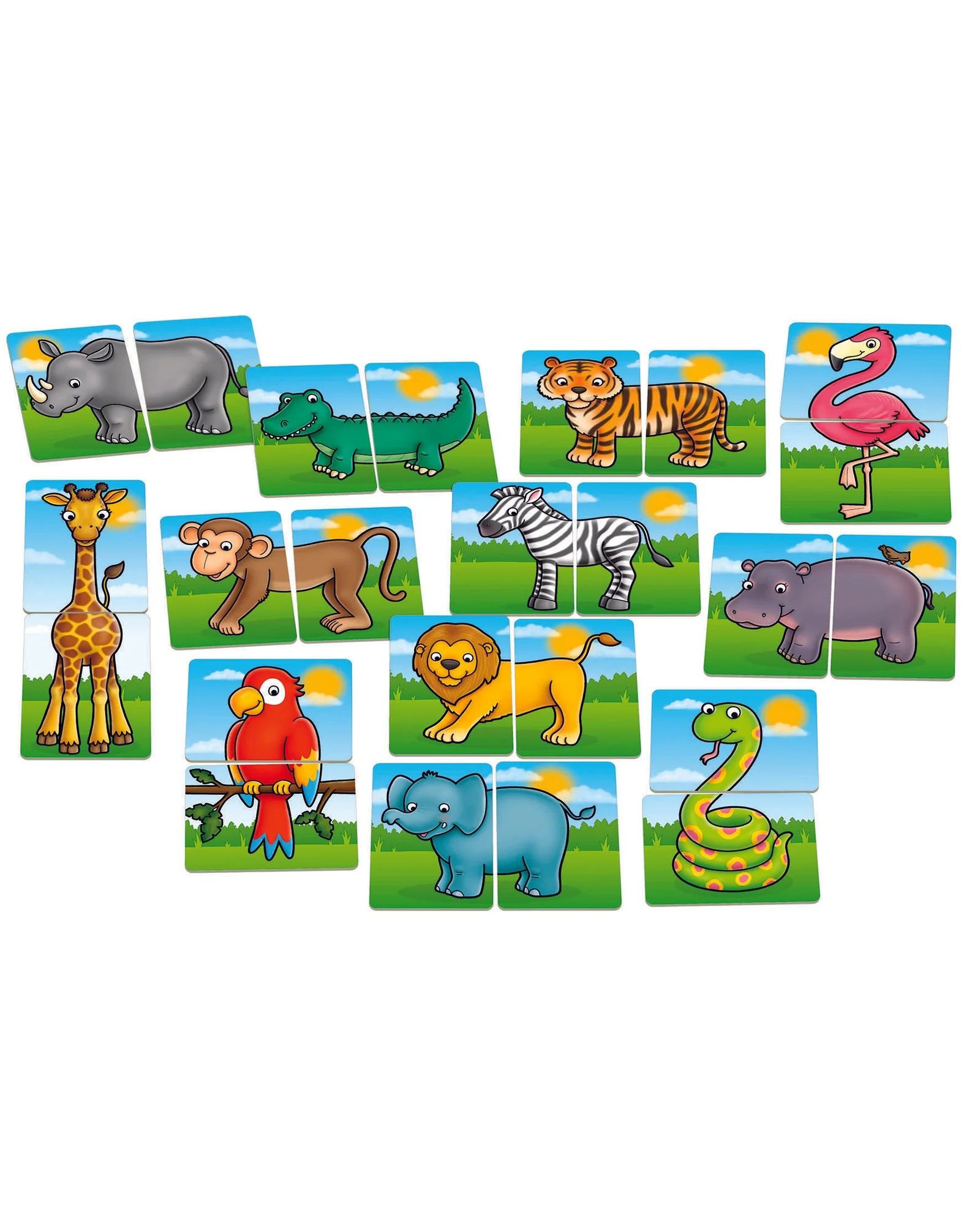 Orchard Toys Jungle Heads Tails - Image 3