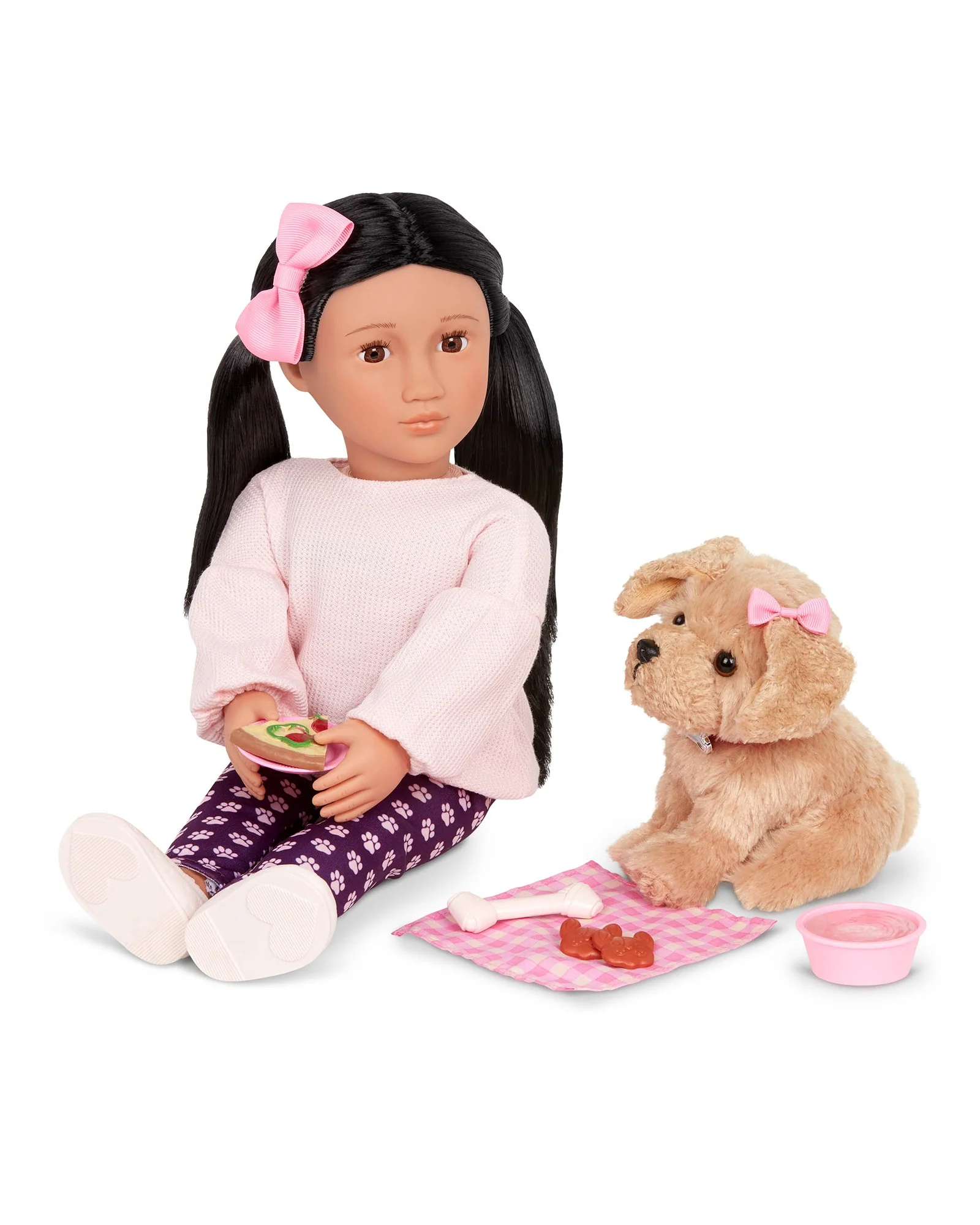 Doll with Pet Dog, Jin & Charm - Image 5