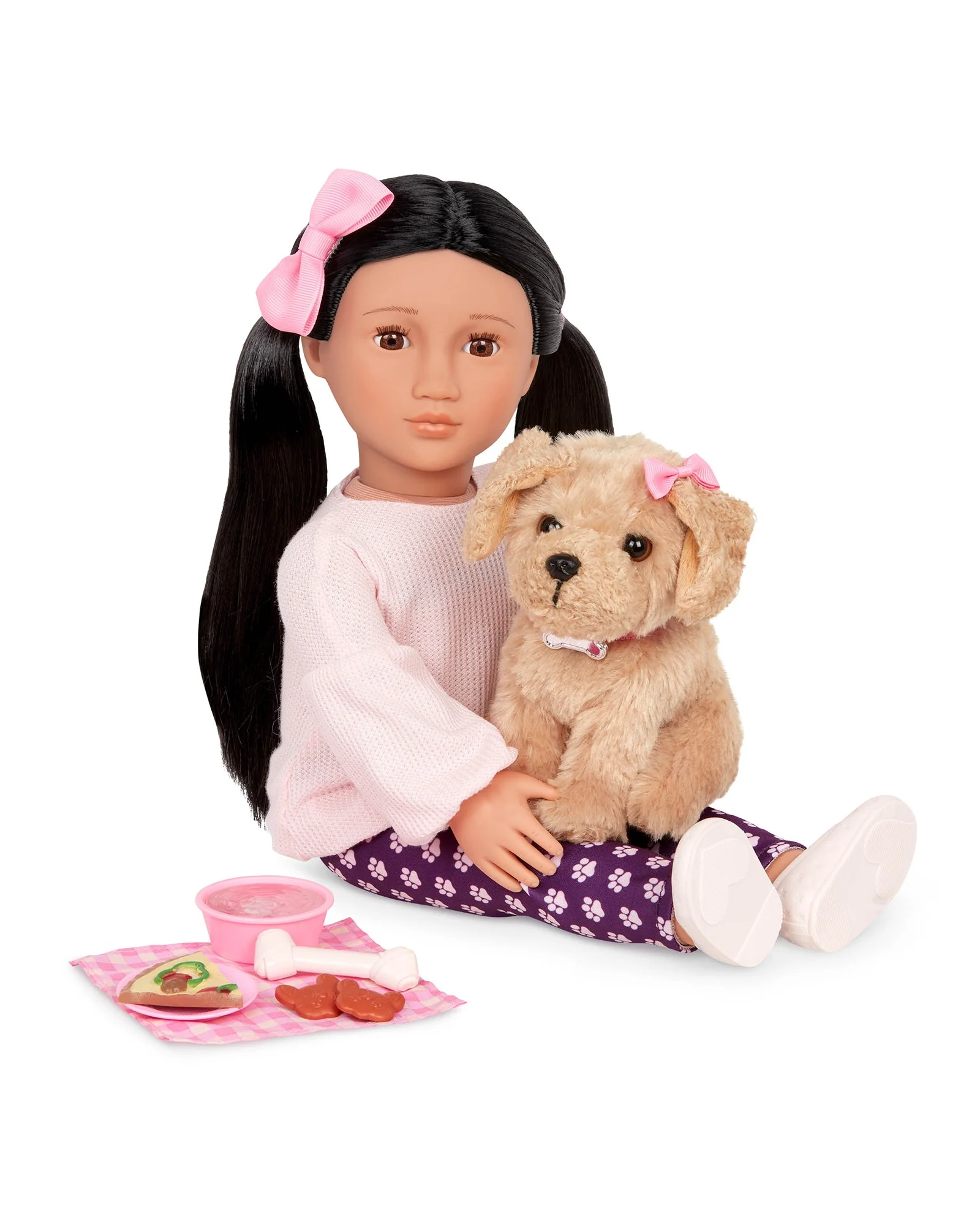 Doll with Pet Dog, Jin & Charm - Image 6