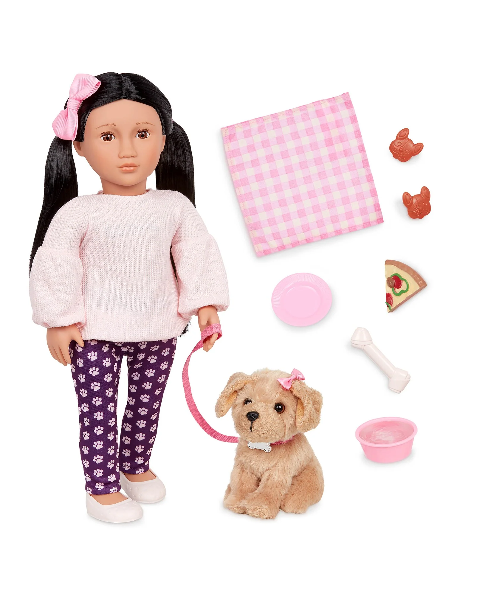 Doll with Pet Dog, Jin & Charm - Image 7
