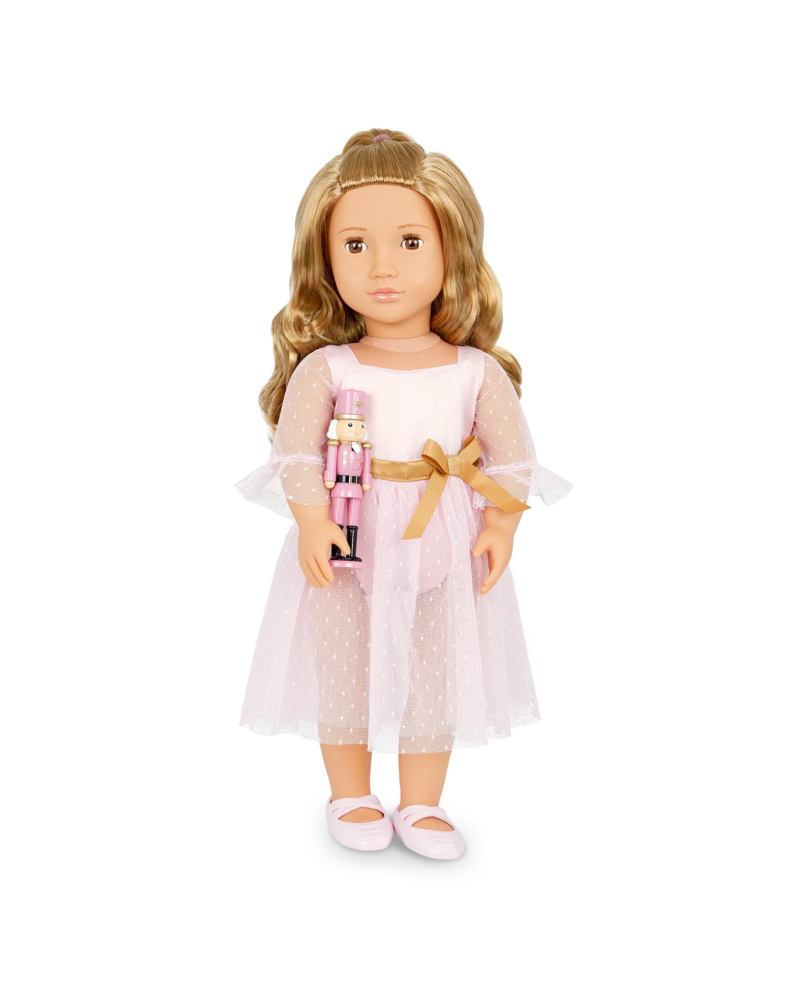 Doll with Pink Dress & Nutcracker, Natasha