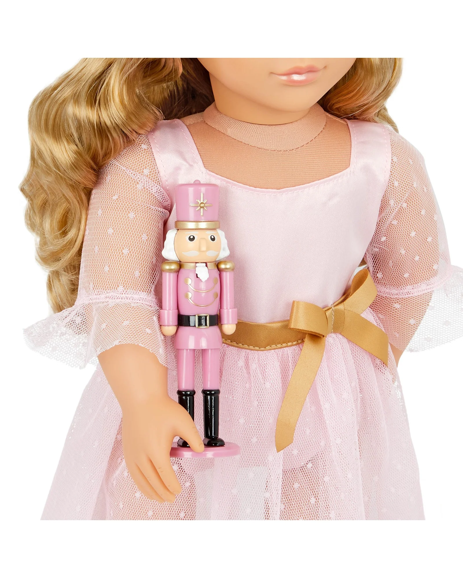 Doll with Pink Dress & Nutcracker, Natasha - Image 2