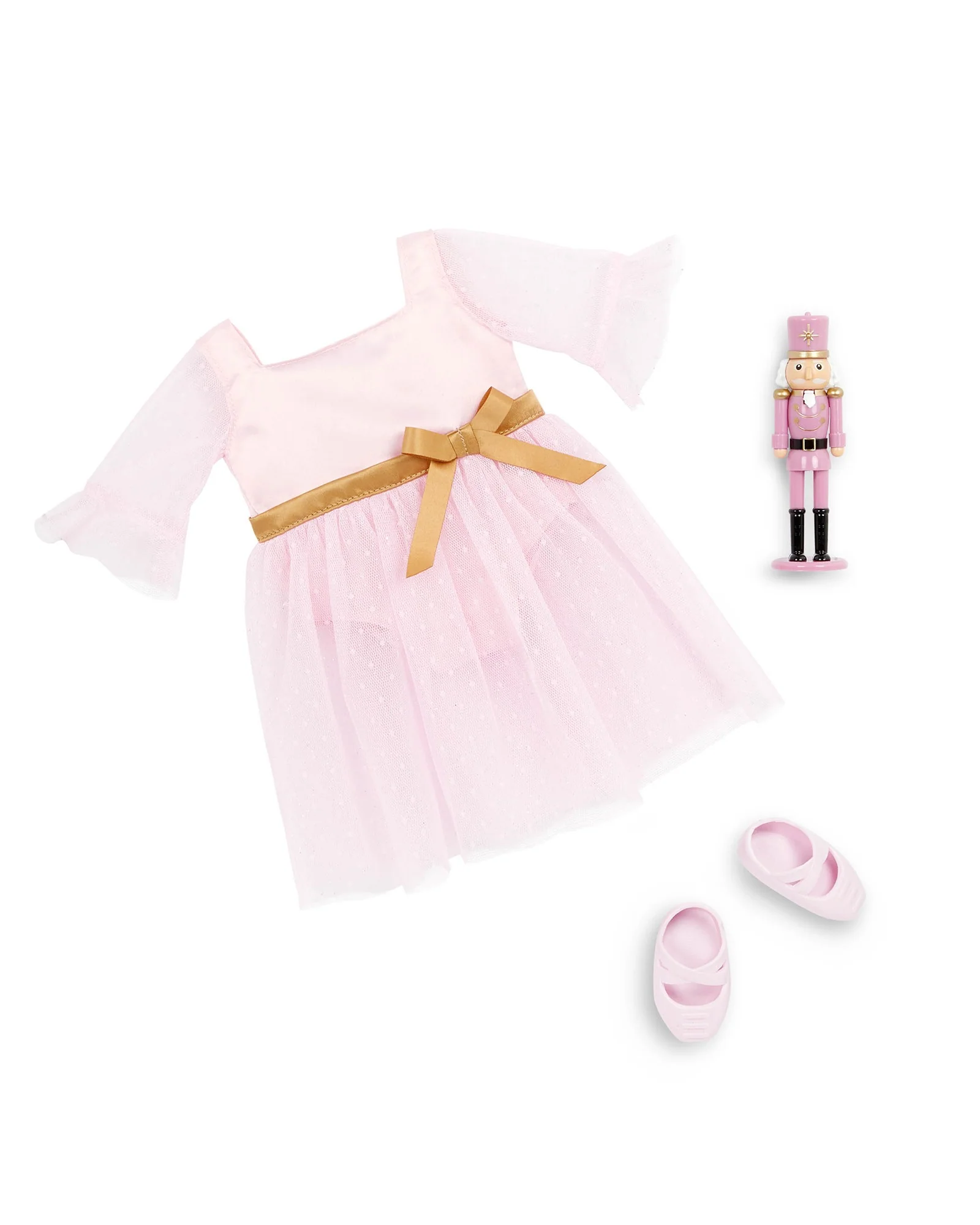 Doll with Pink Dress & Nutcracker, Natasha - Image 4