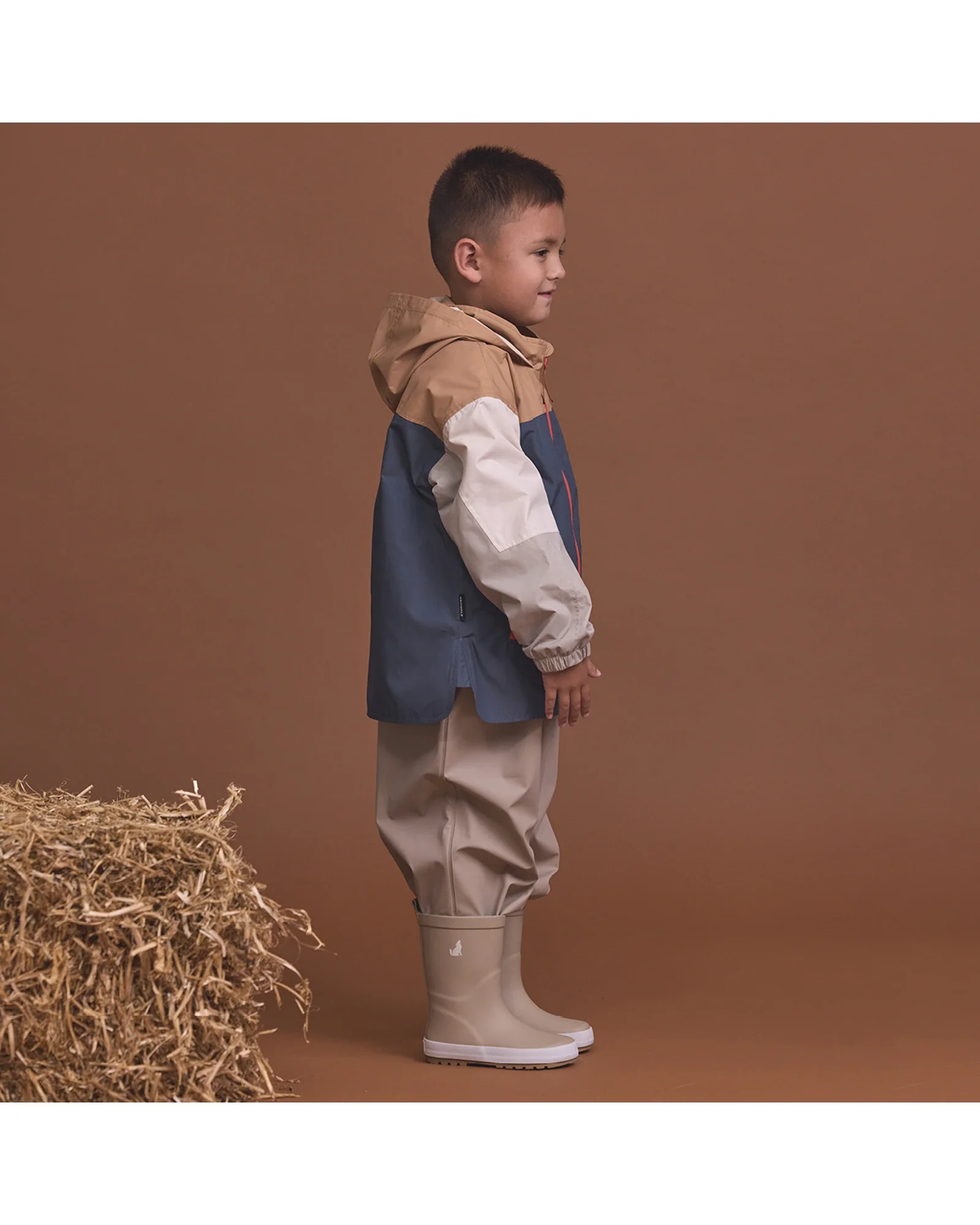 Packable Jacket Ash Colourblock Size 2Y - Image 2