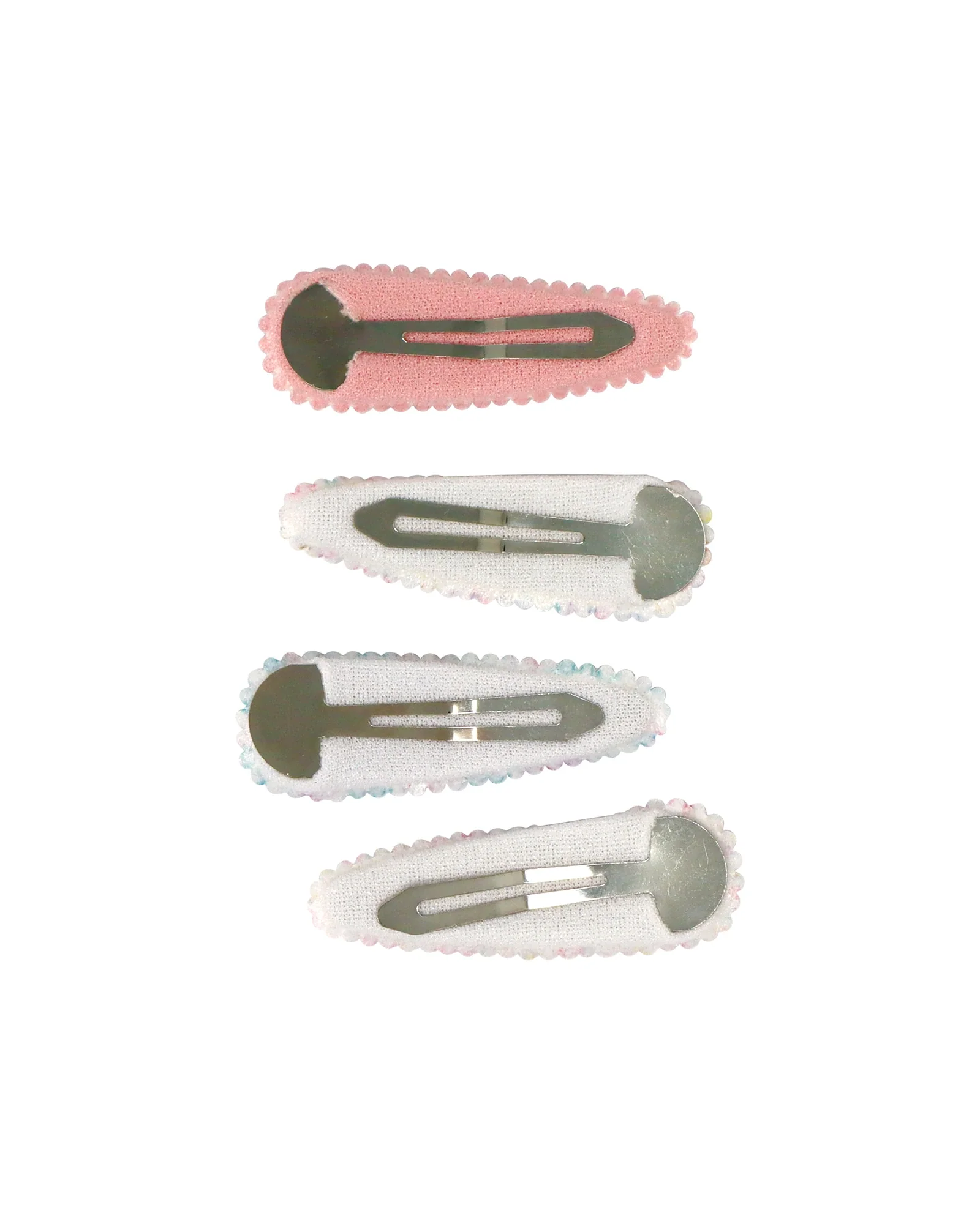 Pattern Fabric 4-pack Hair Clips - Image 3