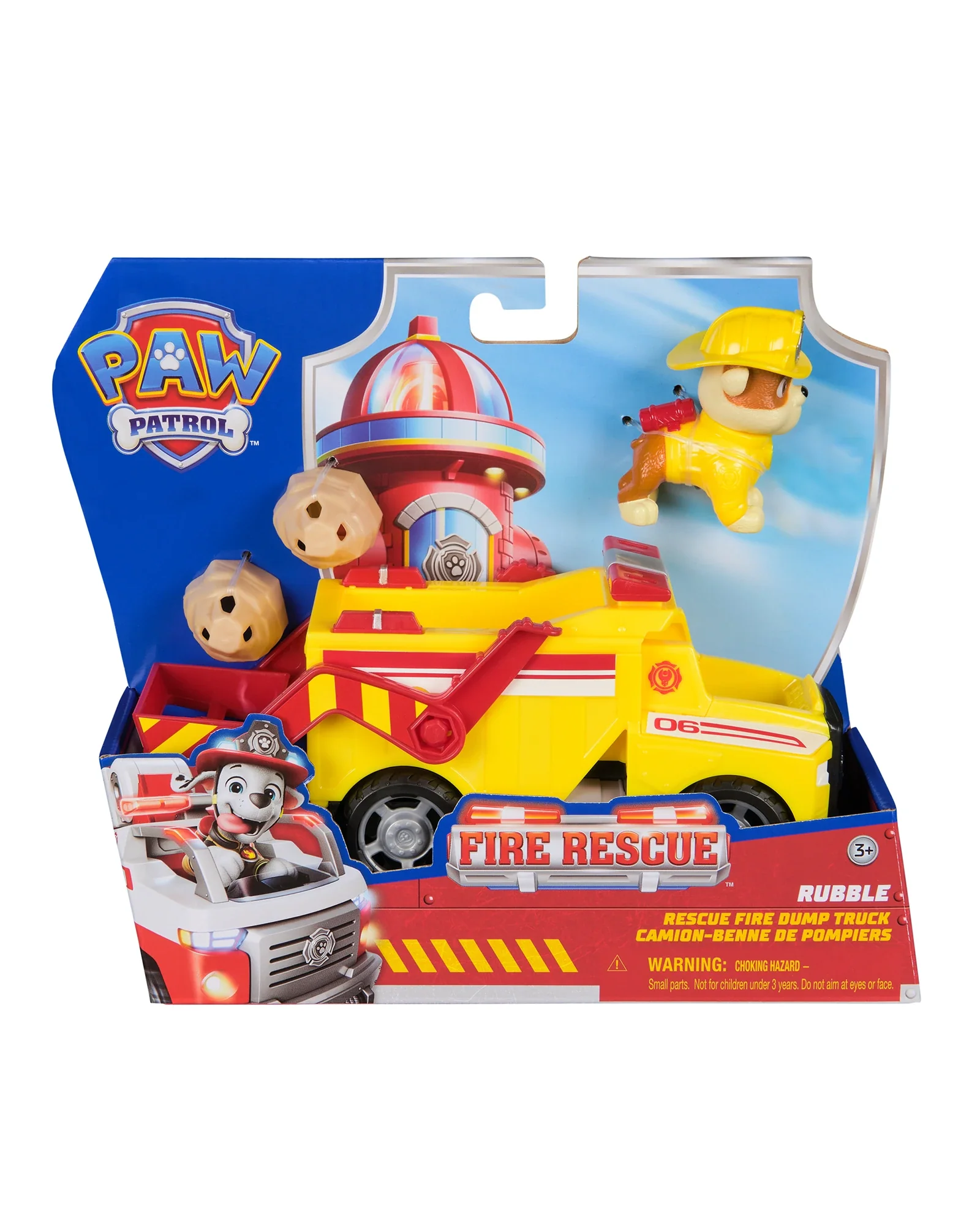 PAW Patrol Fire Rescue Themed Vehicle Rubble Solid