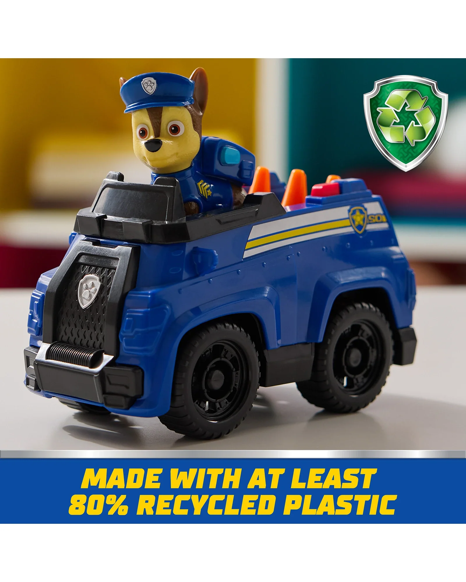 PAW Patrol Sustainable Basic Vehicle - Chase Solid - Image 4