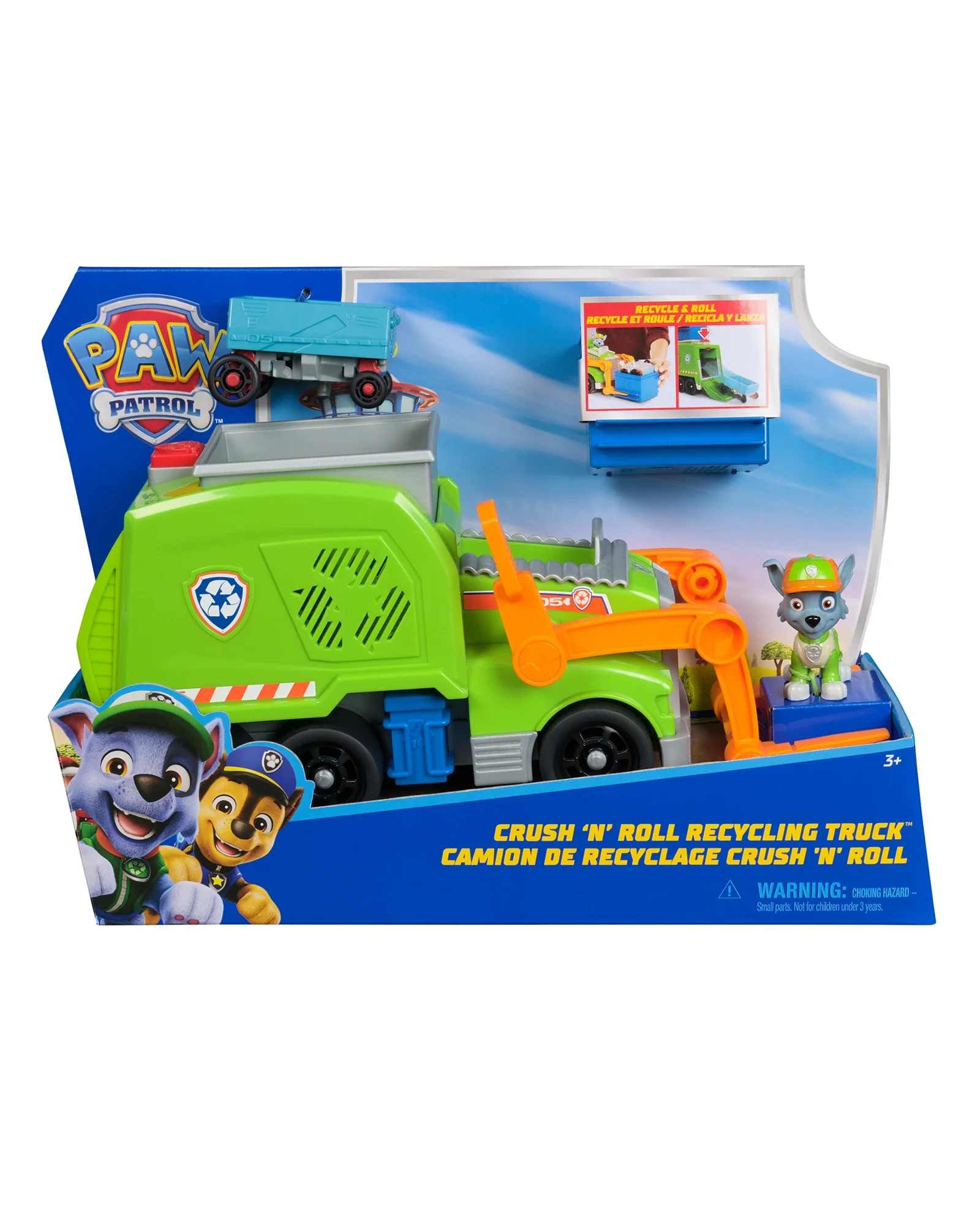 PAW Patrol Sustainable Crush N Roll Recycling Truck - Image 2