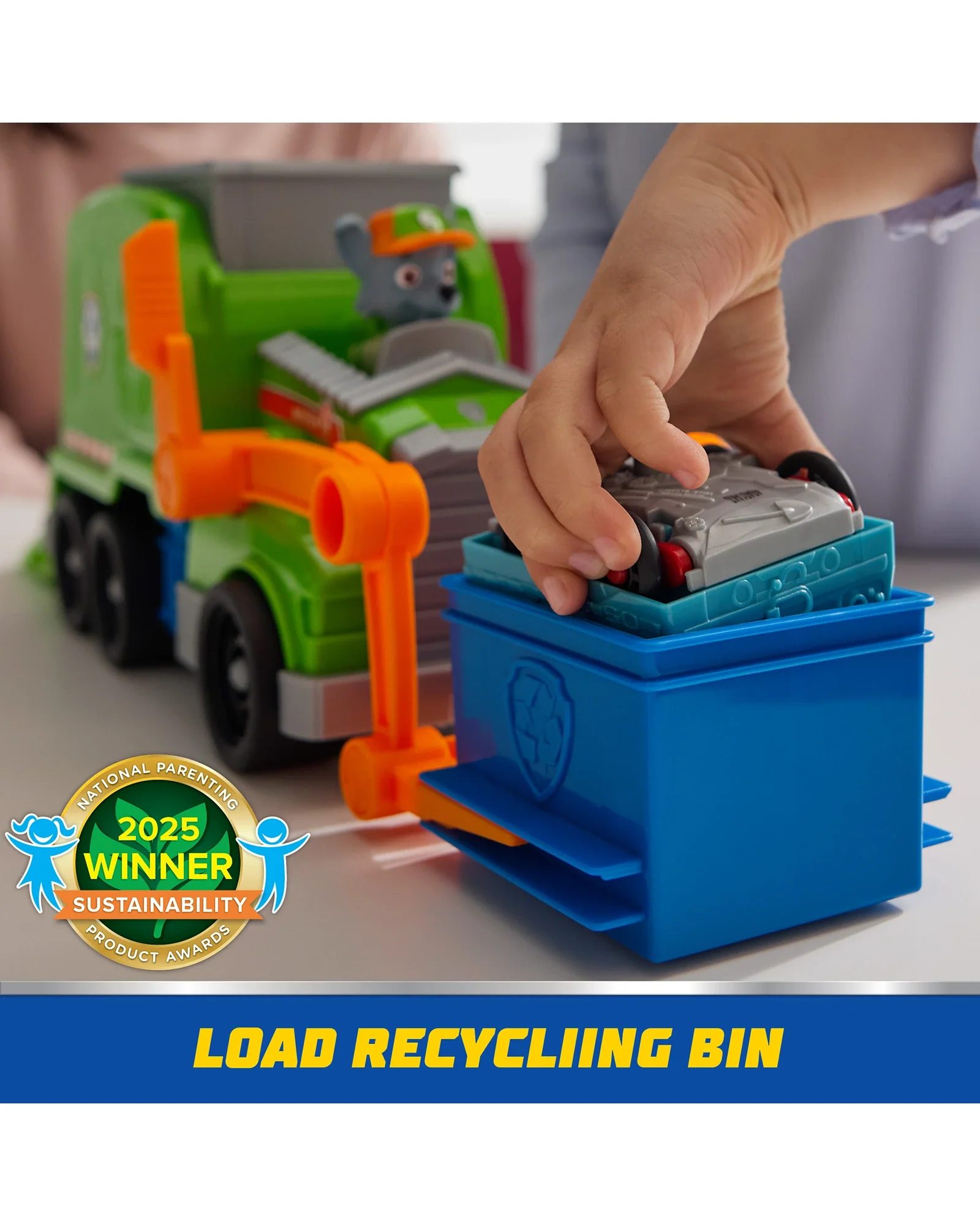 PAW Patrol Sustainable Crush N Roll Recycling Truck - Image 4