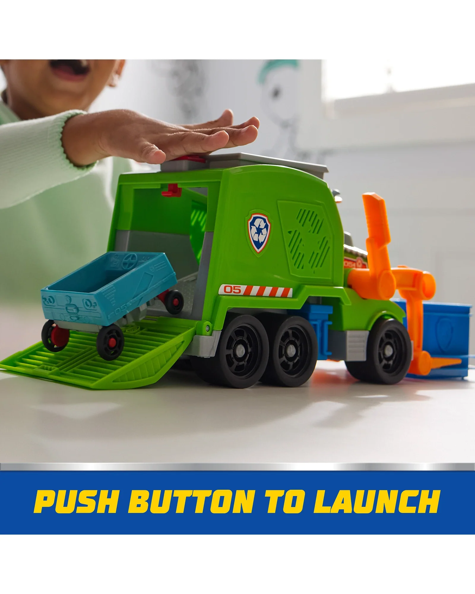 PAW Patrol Sustainable Crush N Roll Recycling Truck - Image 7
