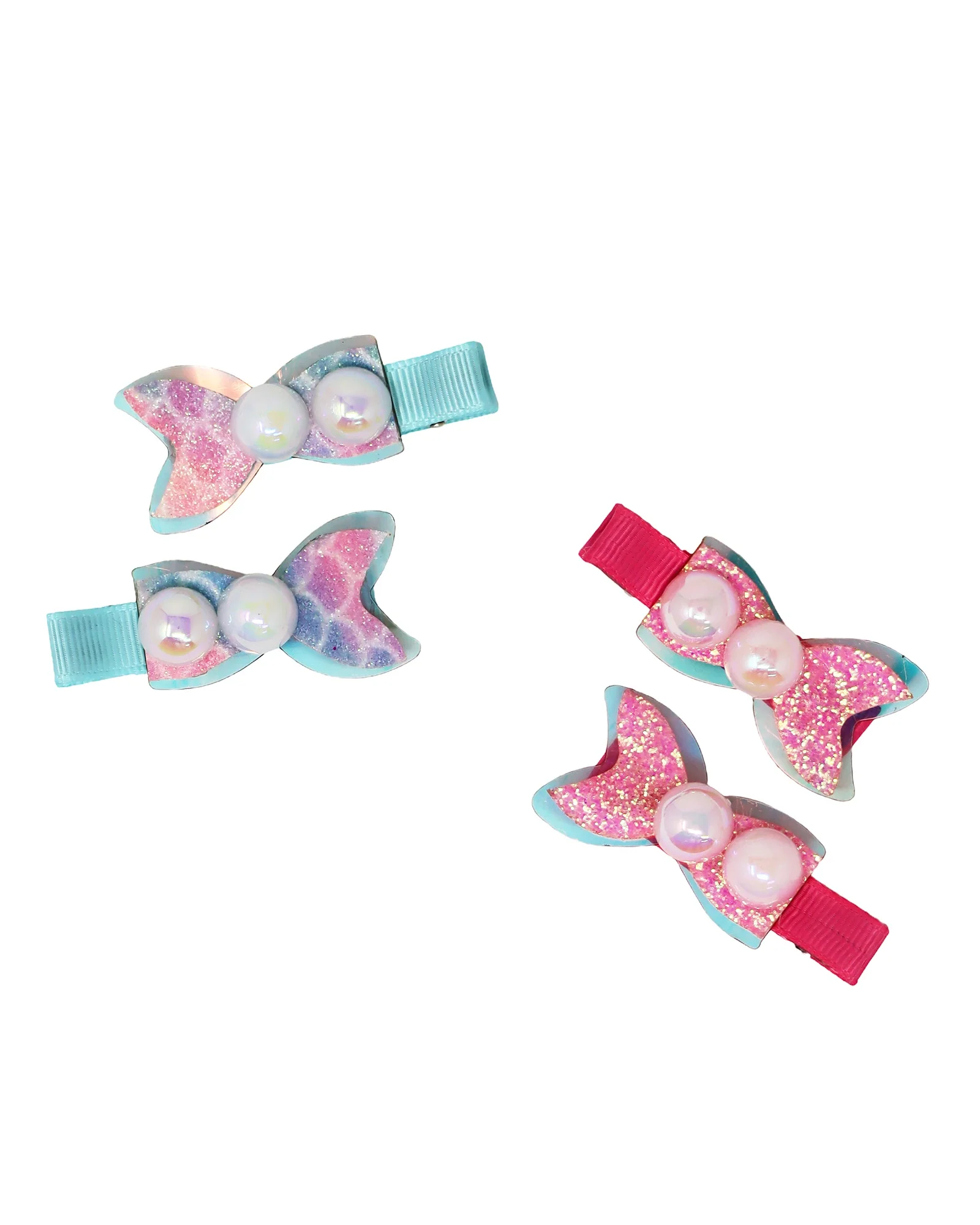 Pearl Mermaid Tail Hair Clips