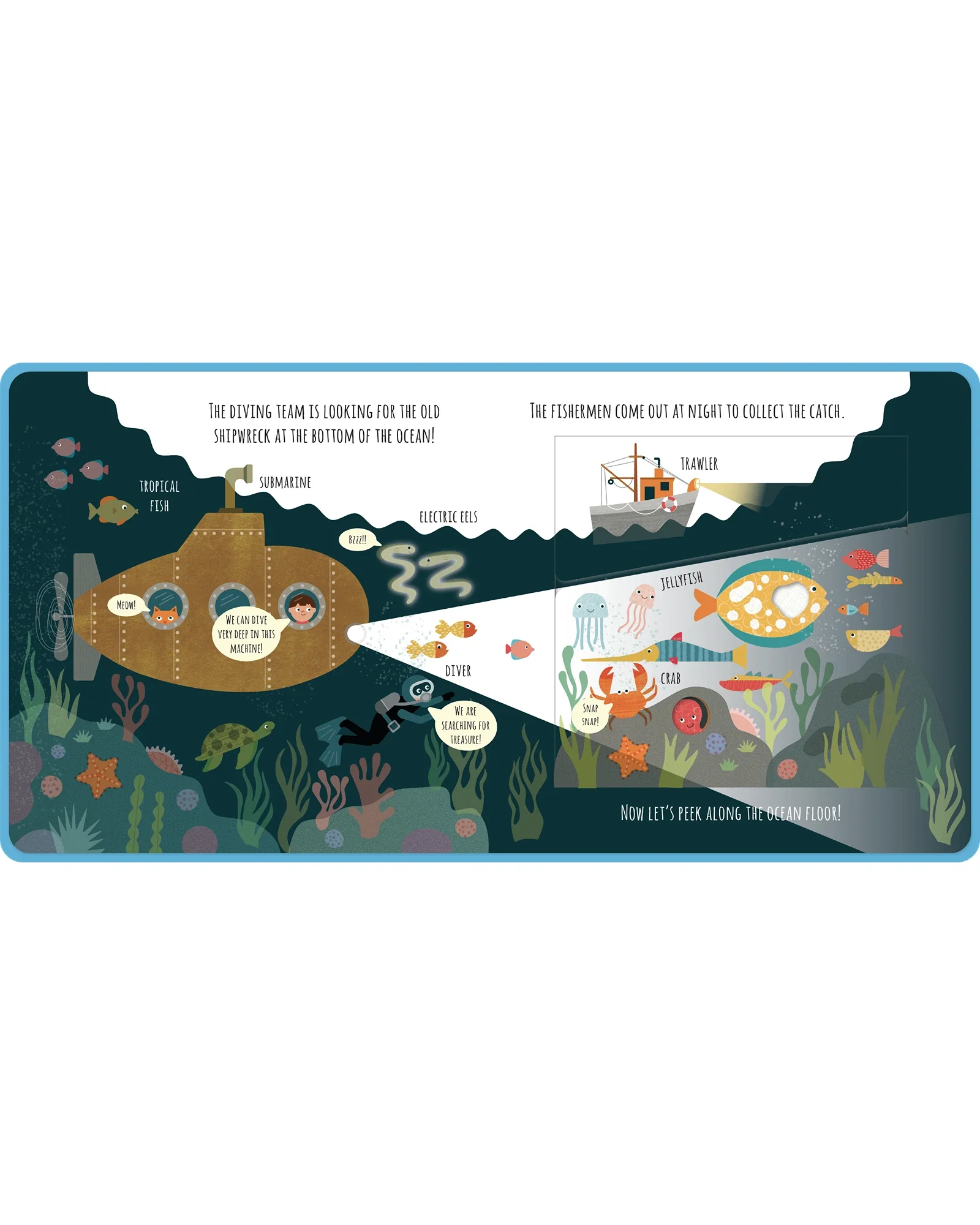 Peek Inside The Ocean Book - Image 2