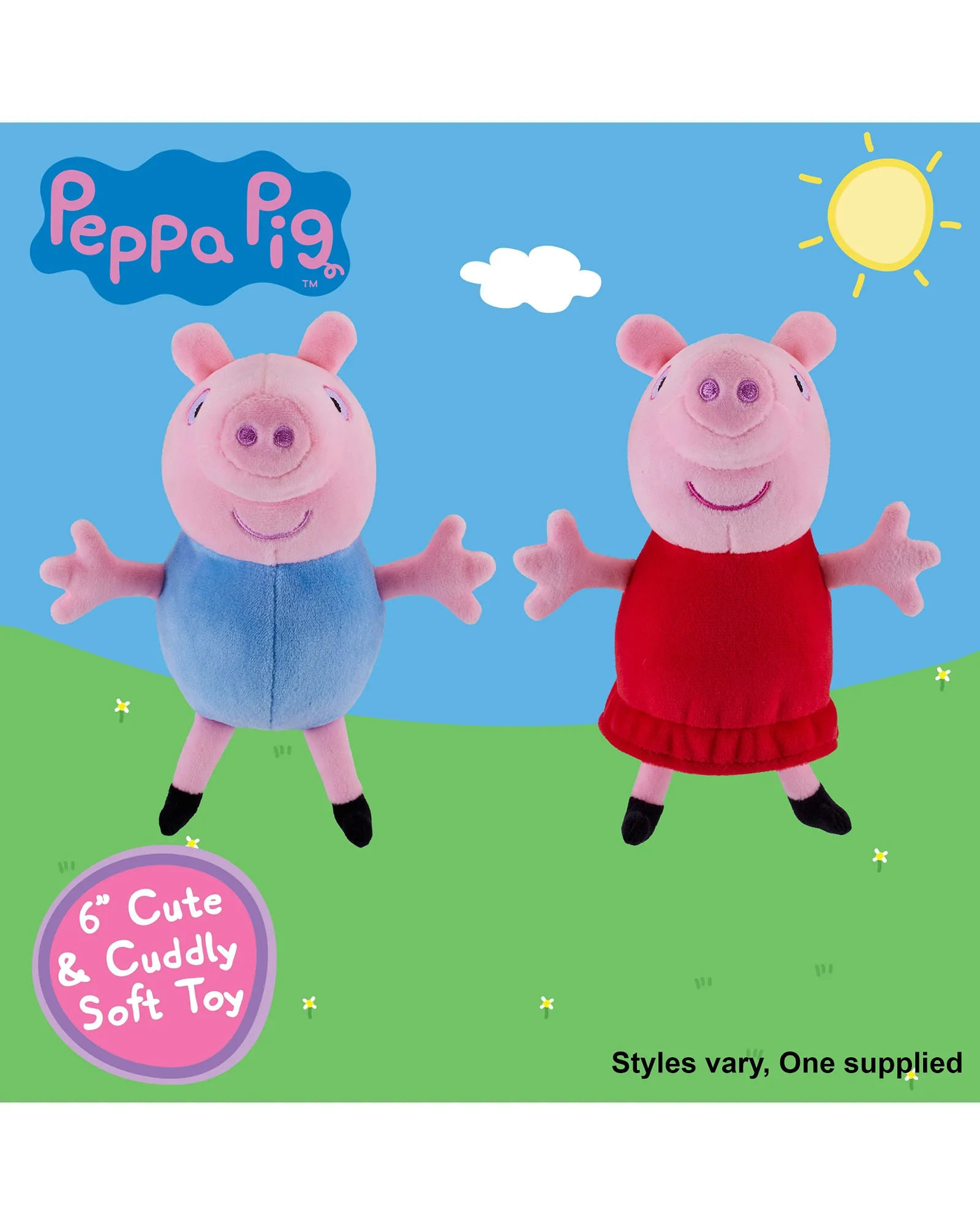 Peppa Pig Collectable Soft Toys - Assorted - Image 5