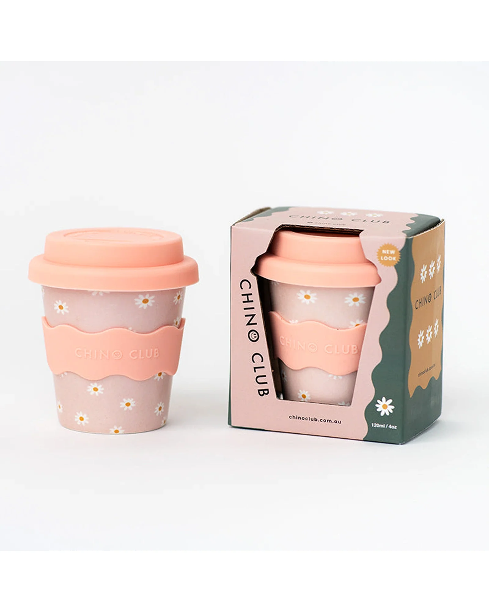 Pink Daisy Babychino Cup 120ml