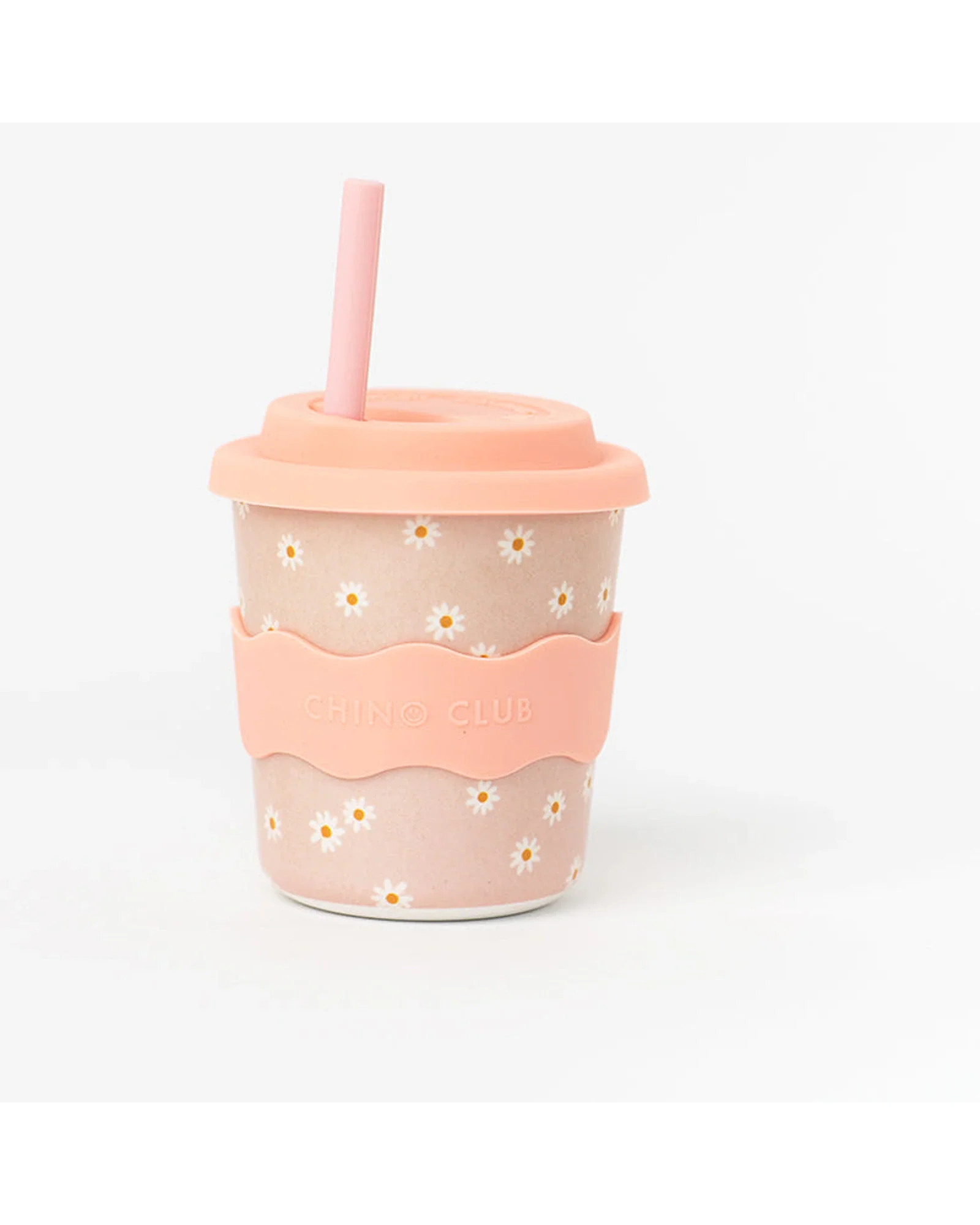 Pink Daisy Babychino Cup 120ml - Image 3