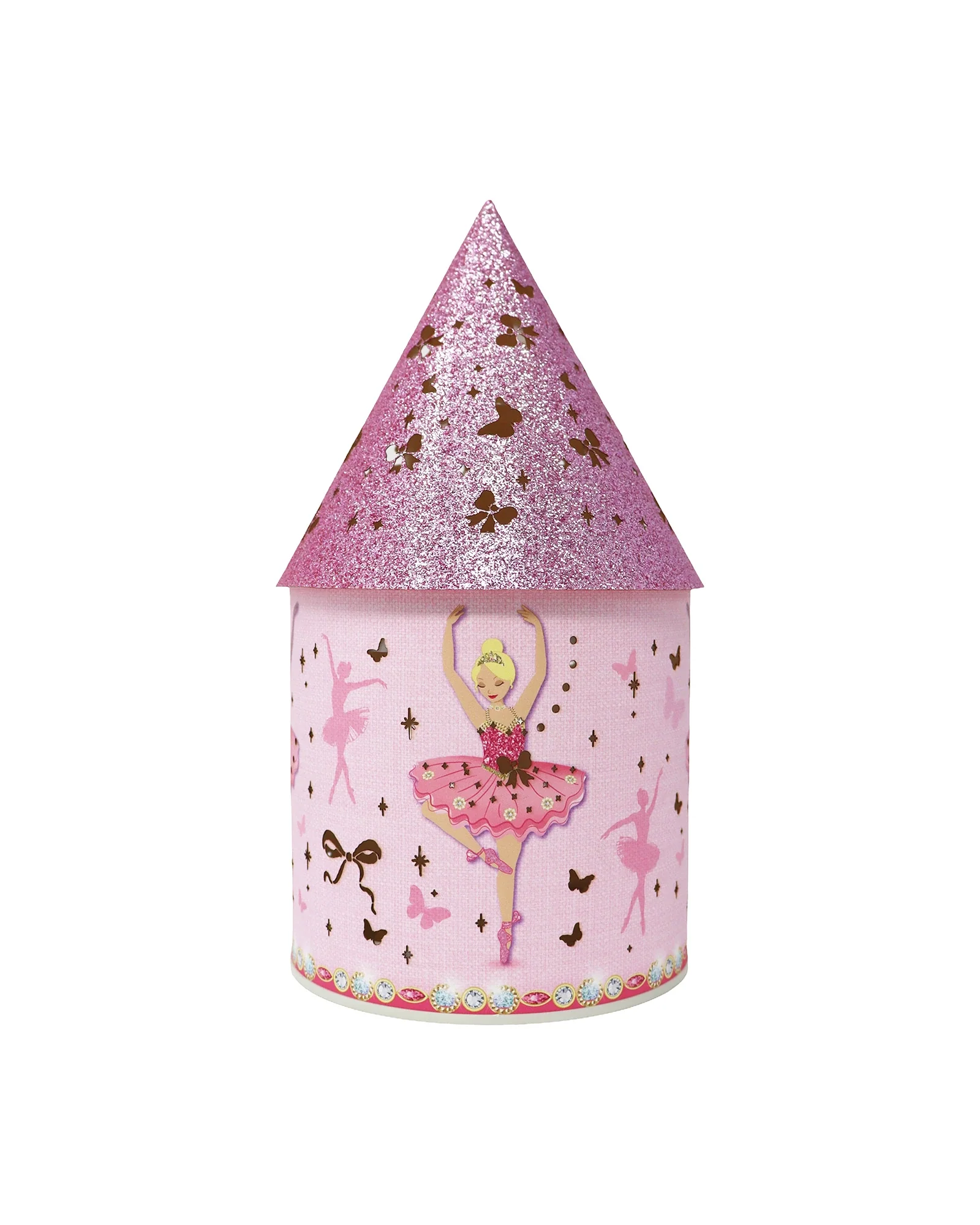 Pink Poppy Ballerina Led Colour Changing Lantern - Image 2