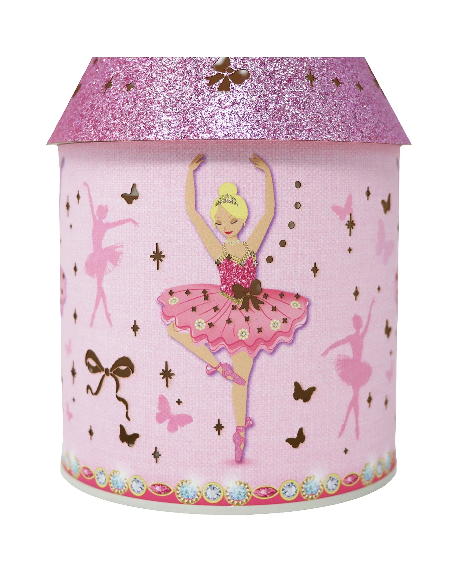 Pink Poppy Ballerina Led Colour Changing Lantern - Image 4
