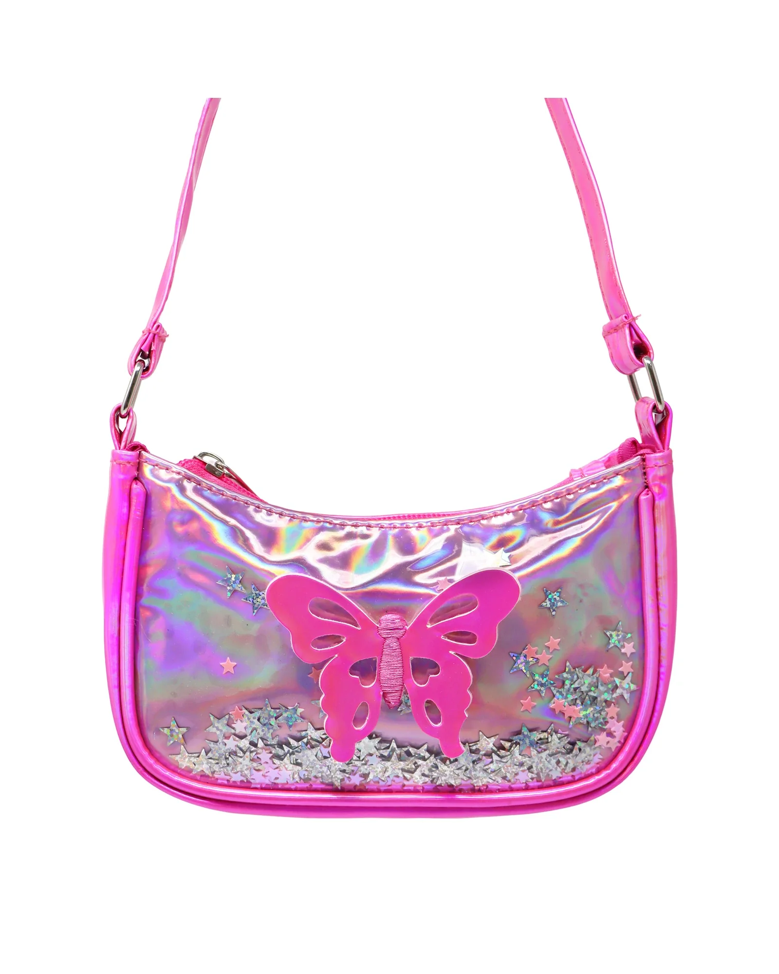 Pink Poppy Butterfly Fashion Handbag - Image 2