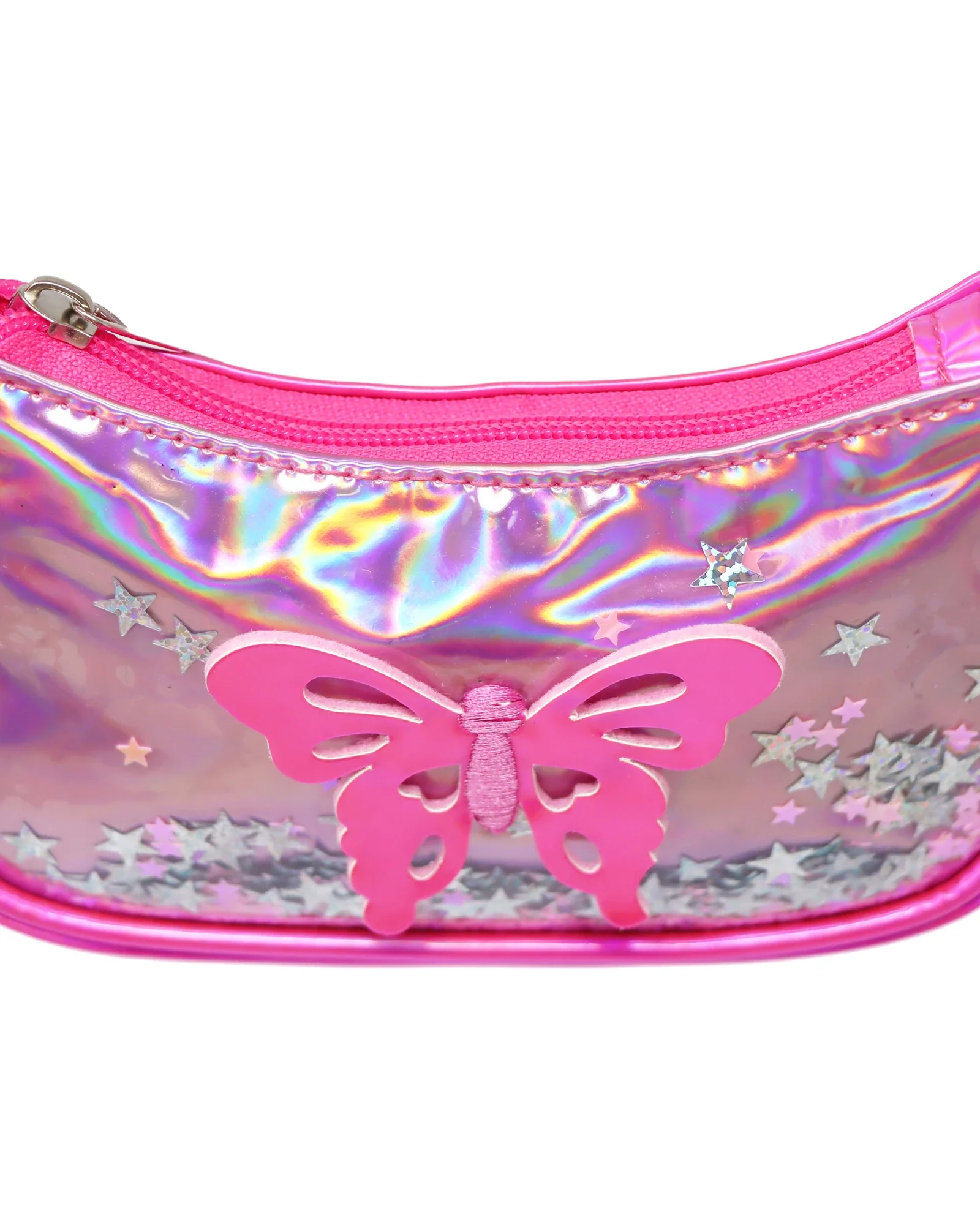 Pink Poppy Butterfly Fashion Handbag - Image 3