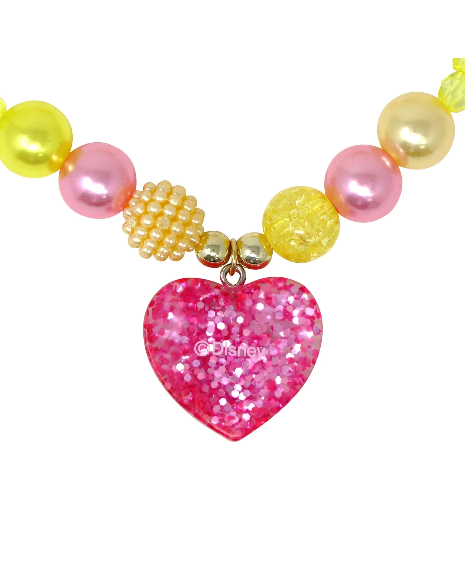 Pink Poppy Disney Belle Necklace and Bracelet Set - Image 3