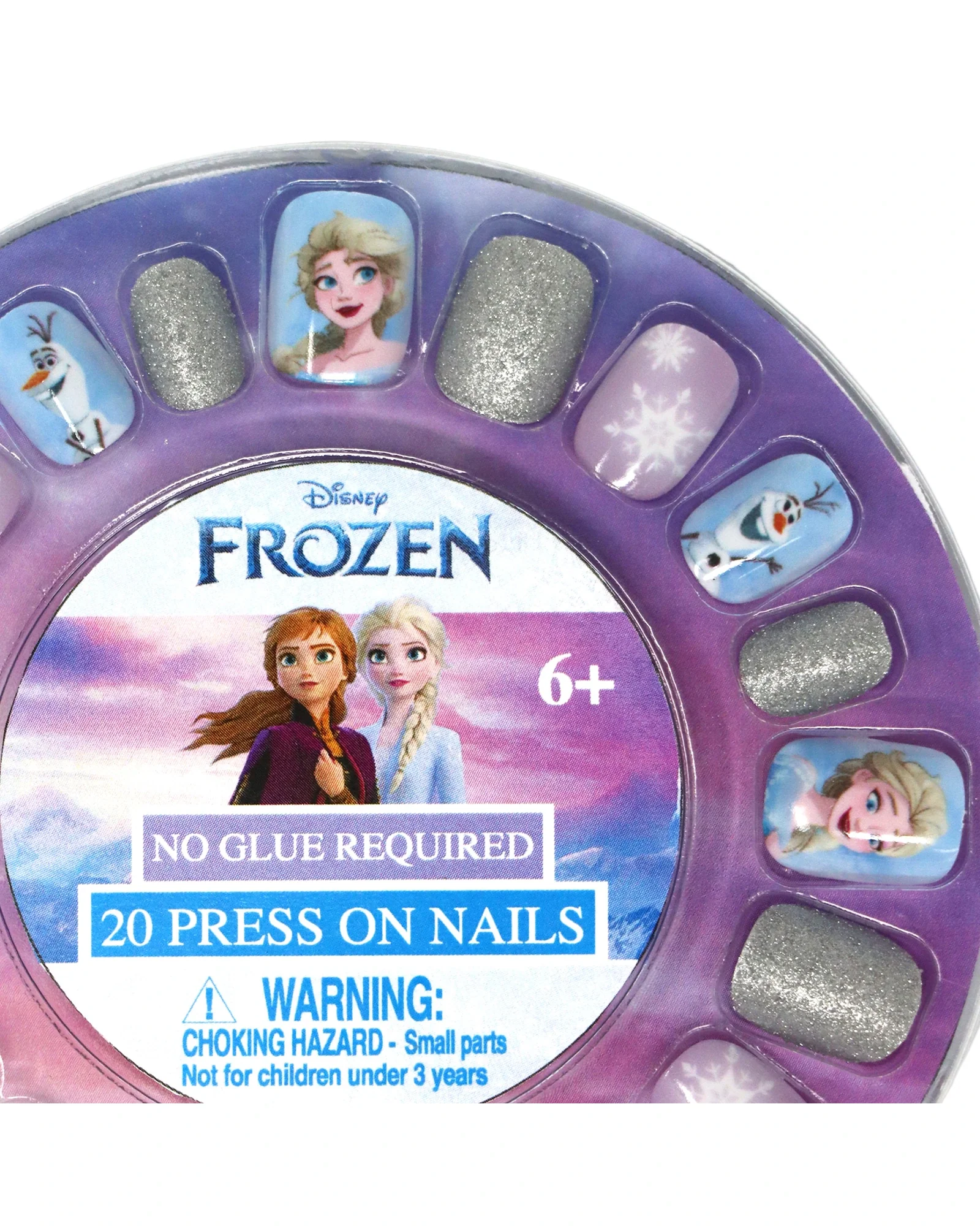 Pink Poppy Disney Frozen Press On Nails - Image 2