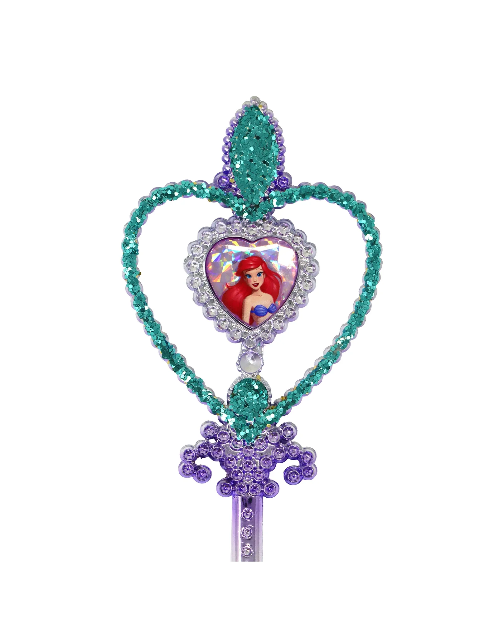 Pink Poppy Disney Princess Ariel Heart Gemstone & Glitter Wand - Image 2