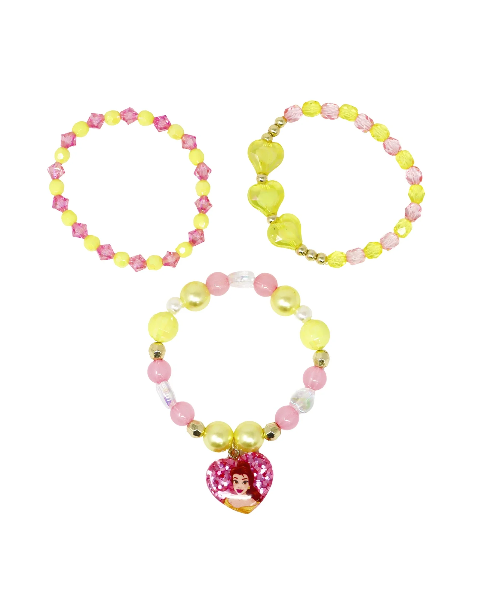 Pink Poppy Disney Princess Belle Bracelet Set - Image 2