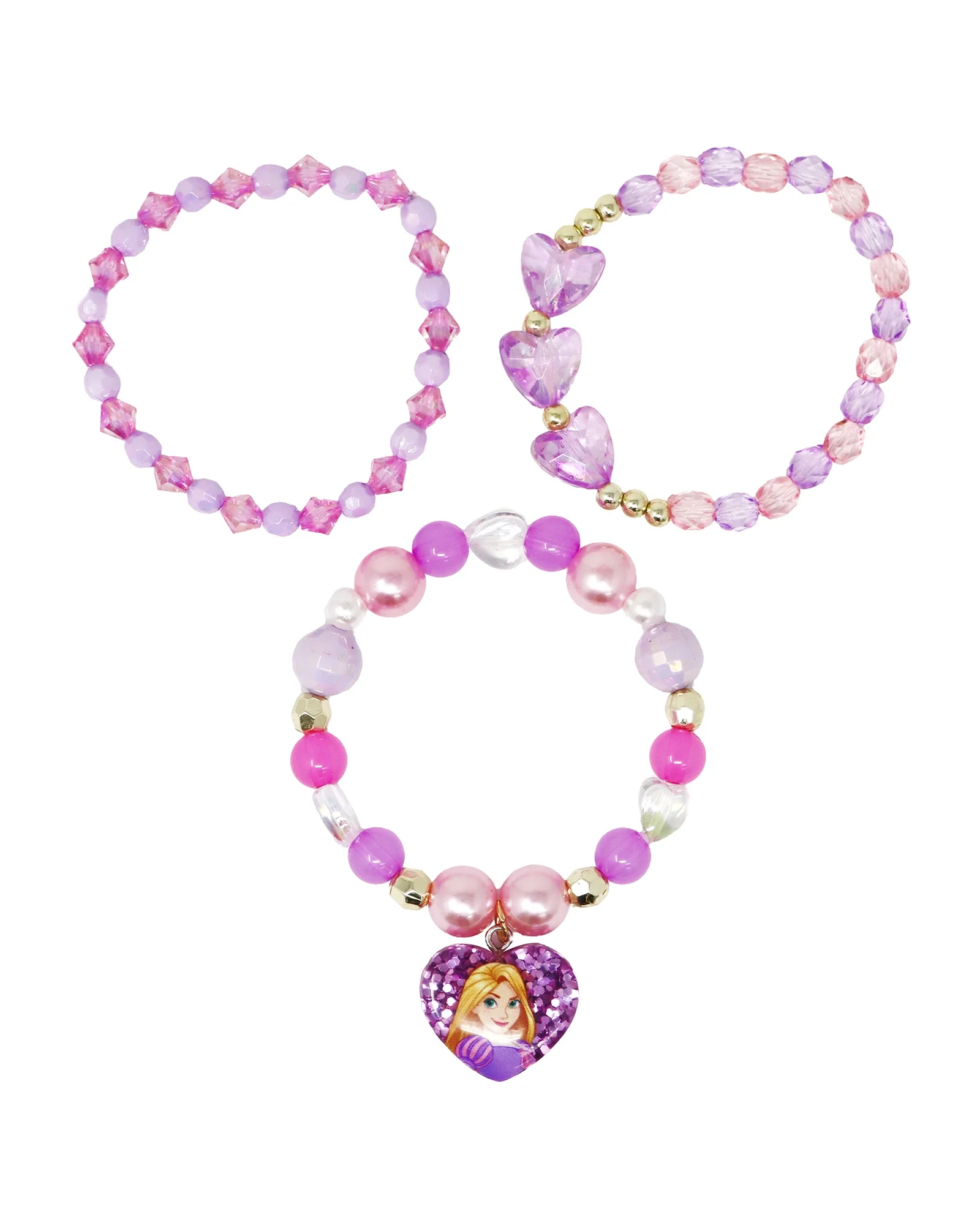 Pink Poppy Disney Princess Rapunzel Bracelet Set - Image 2