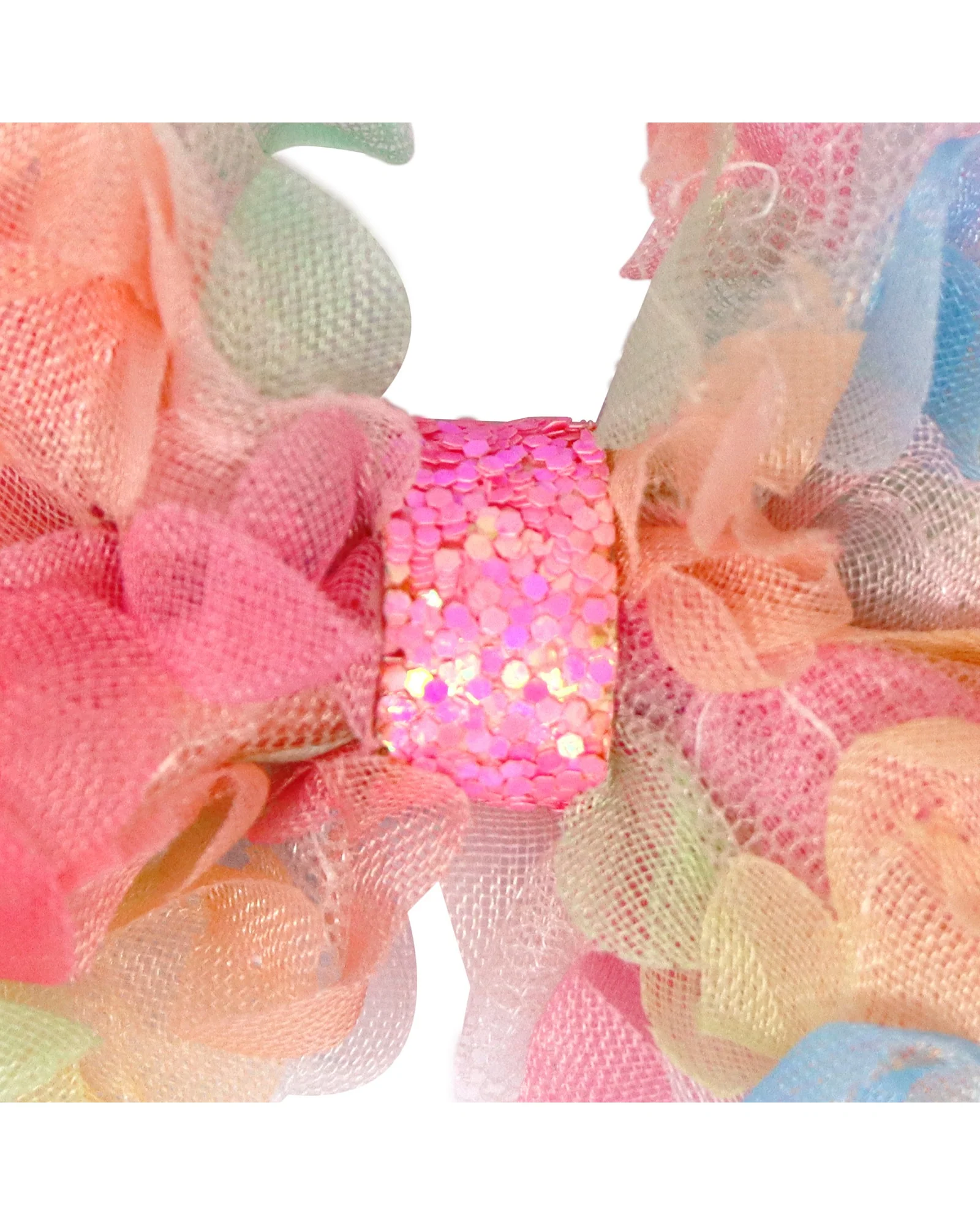 Pink Poppy Fairy Butterfly Friends Bow Hair Clip - Image 2
