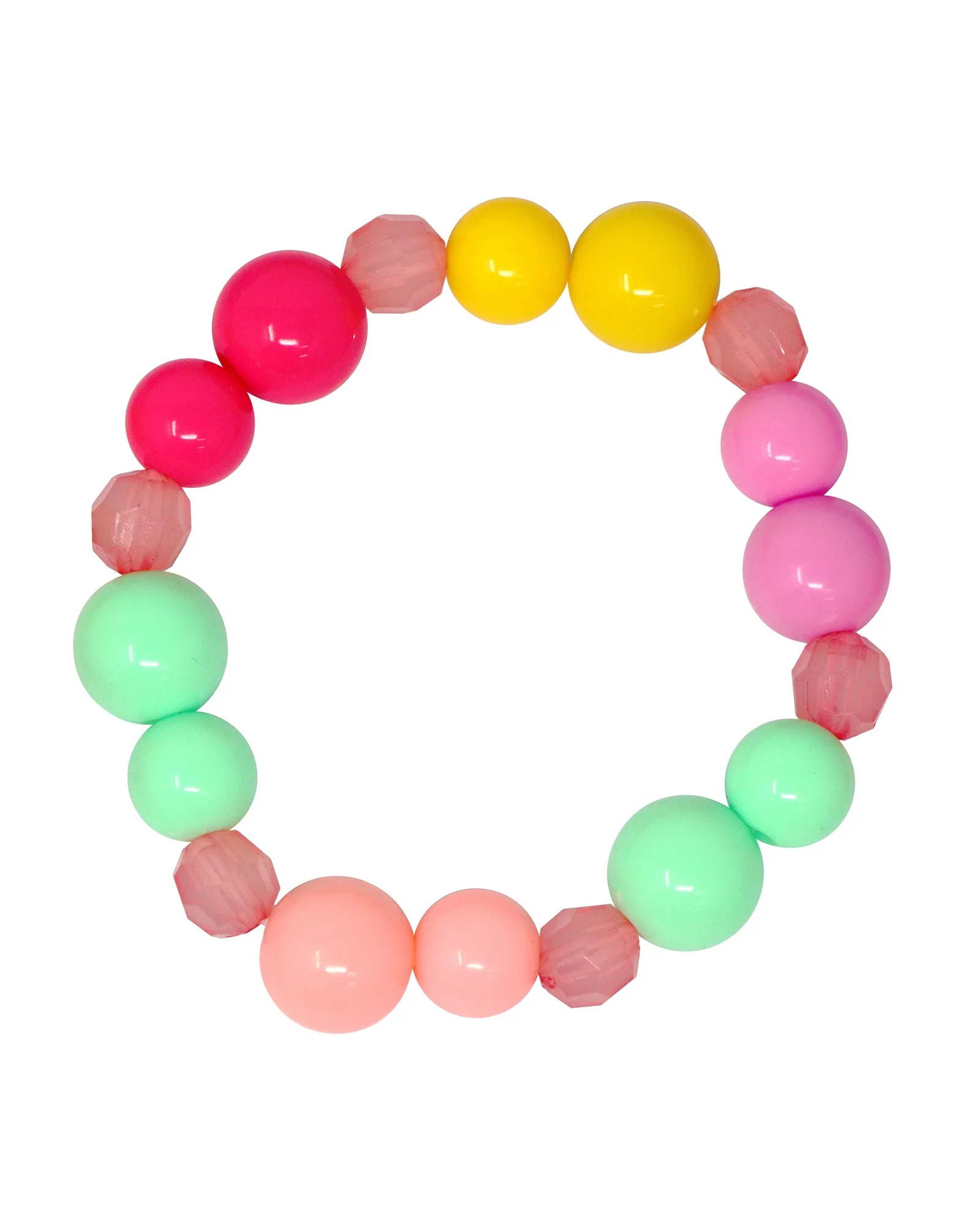 Pink Poppy Fairy Rainbow Necklace / Bracelet Set - Image 5