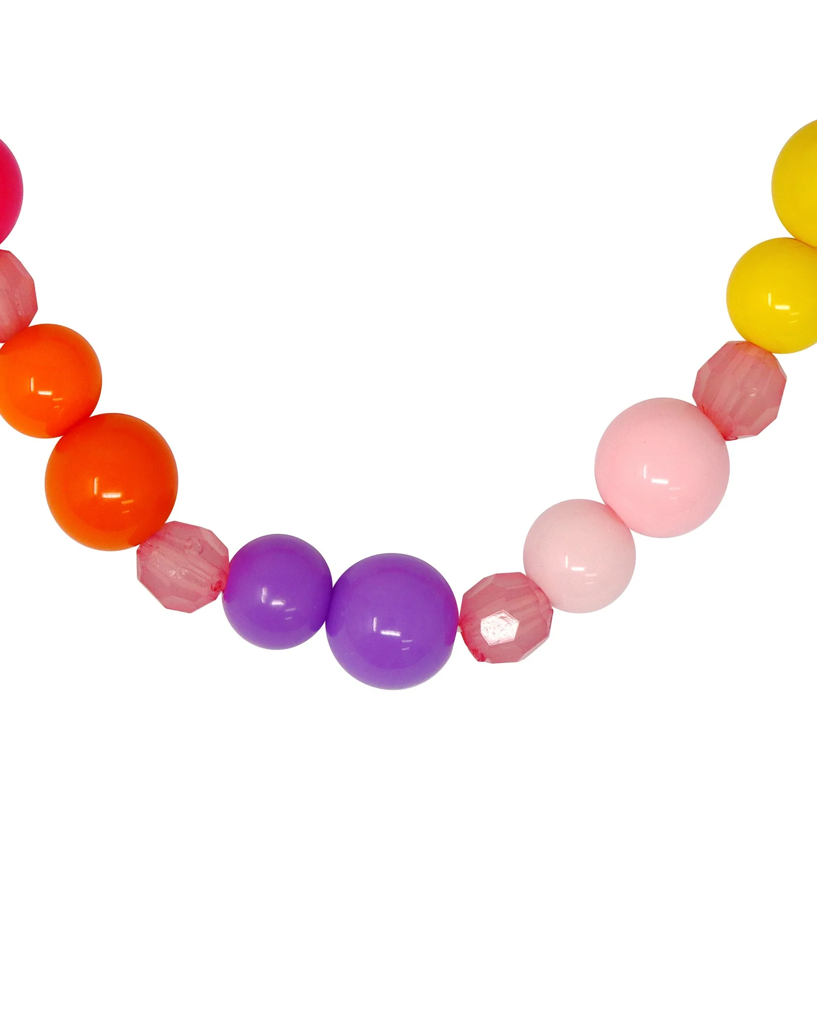 Pink Poppy Fairy Rainbow Necklace / Bracelet Set - Image 6
