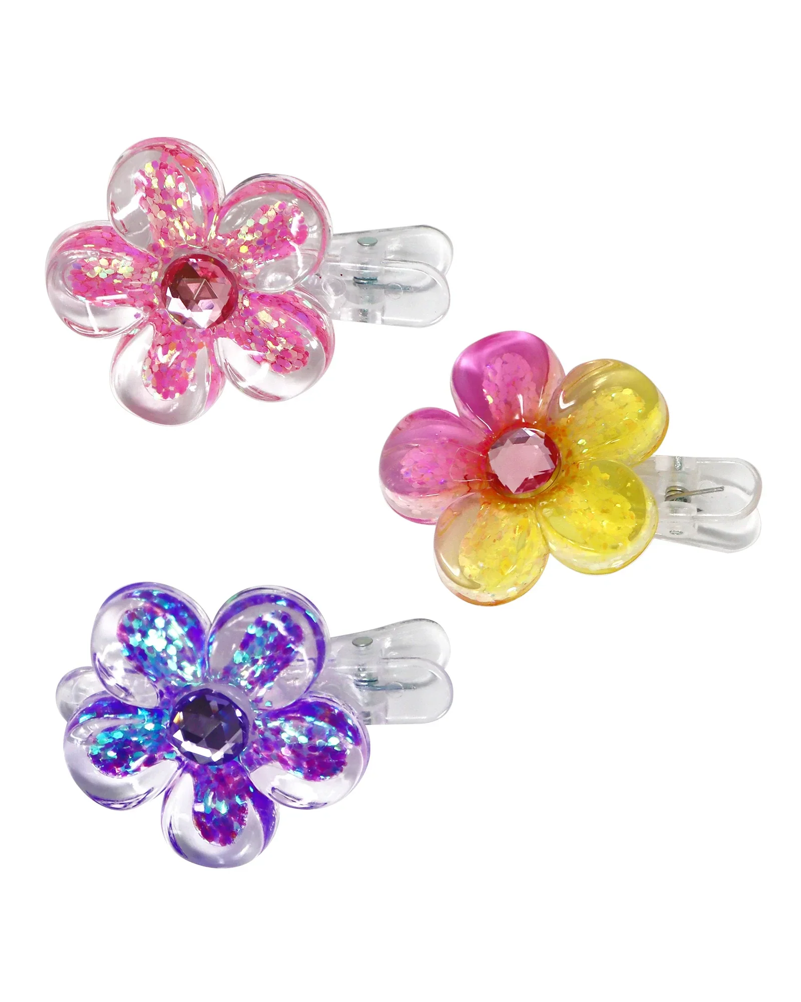 Pink Poppy Hairclip Daisy Sparkle - Image 4