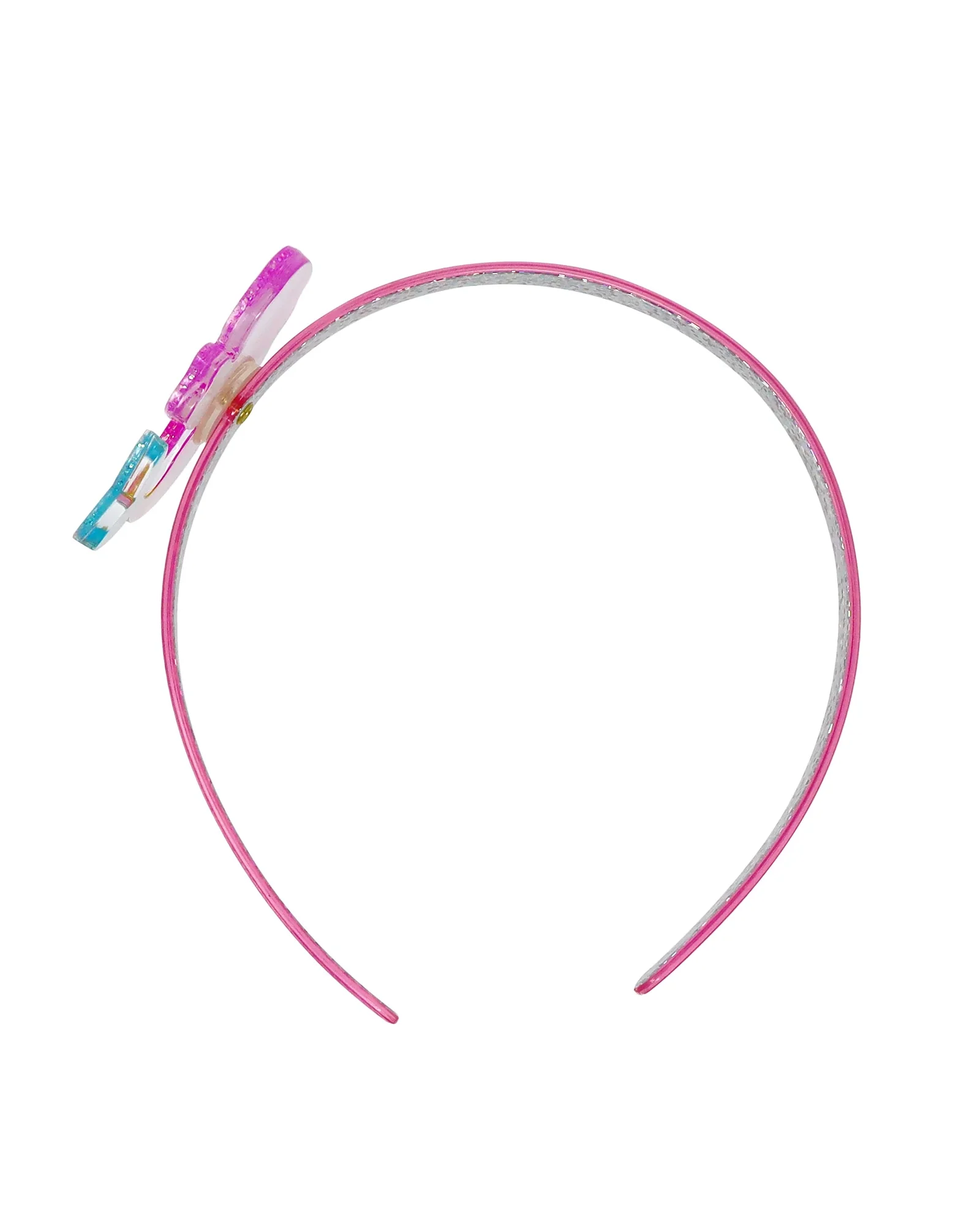 Pink Poppy Head Band Shimmering Mermaid - Image 3