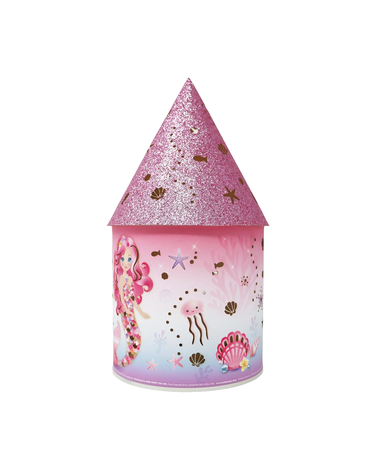 Pink Poppy Mermazing Mermaid Led Colour Changing Lantern - Image 3