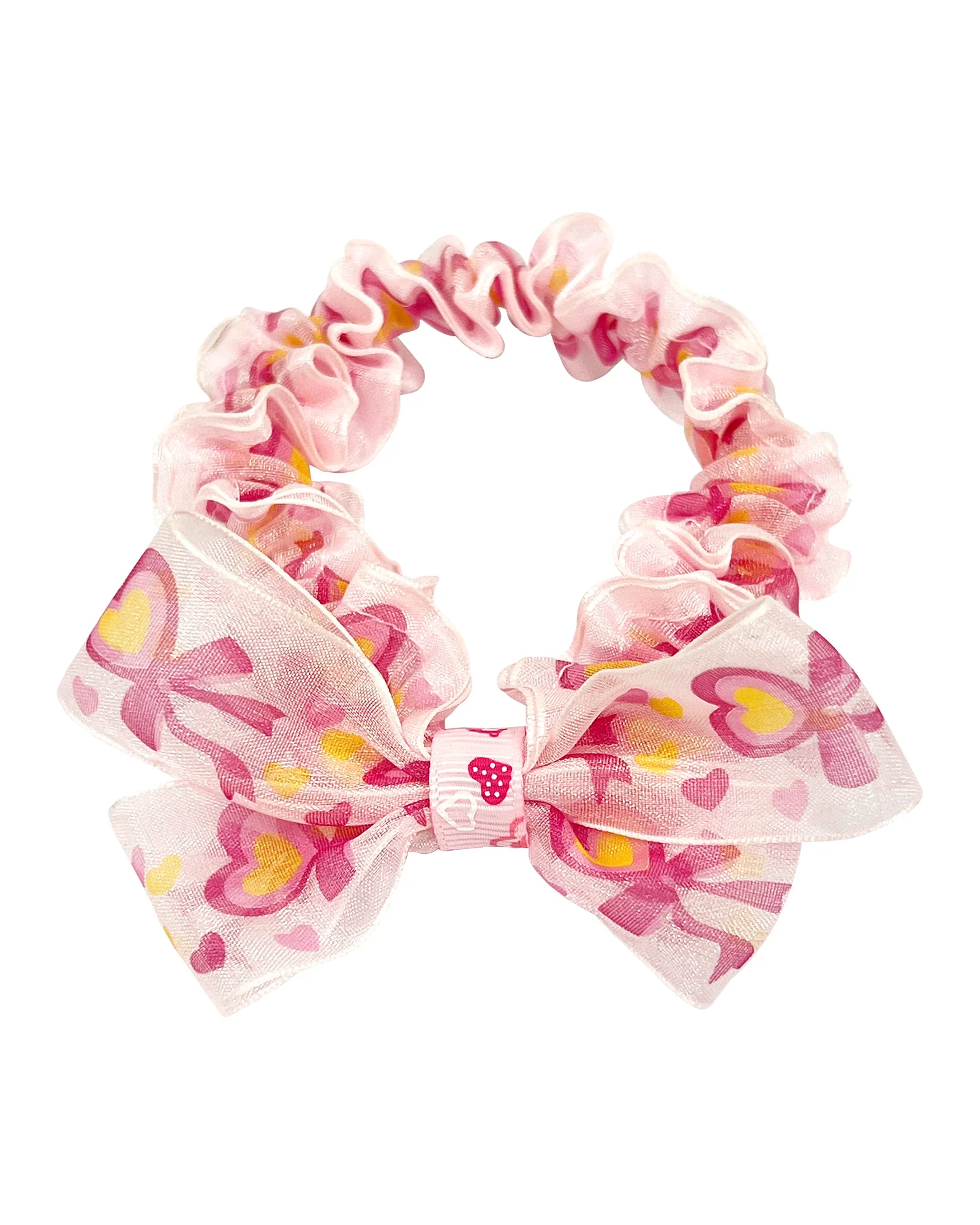 Pink Poppy Printed Scrunchie - Assorted - Image 4