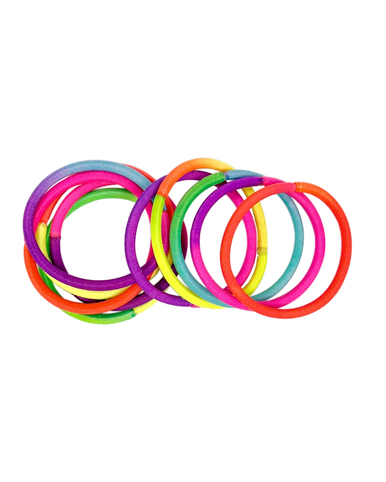 Pink Poppy Two-Tone Hair Elastics - Image 2