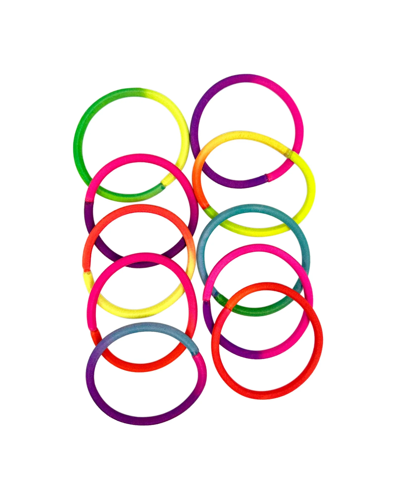 Pink Poppy Two-Tone Hair Elastics - Image 3