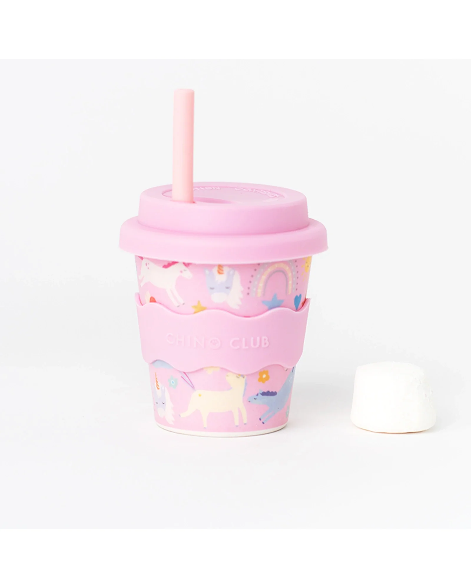 Pink Unicorn Babychino Cup 120ml - Image 2
